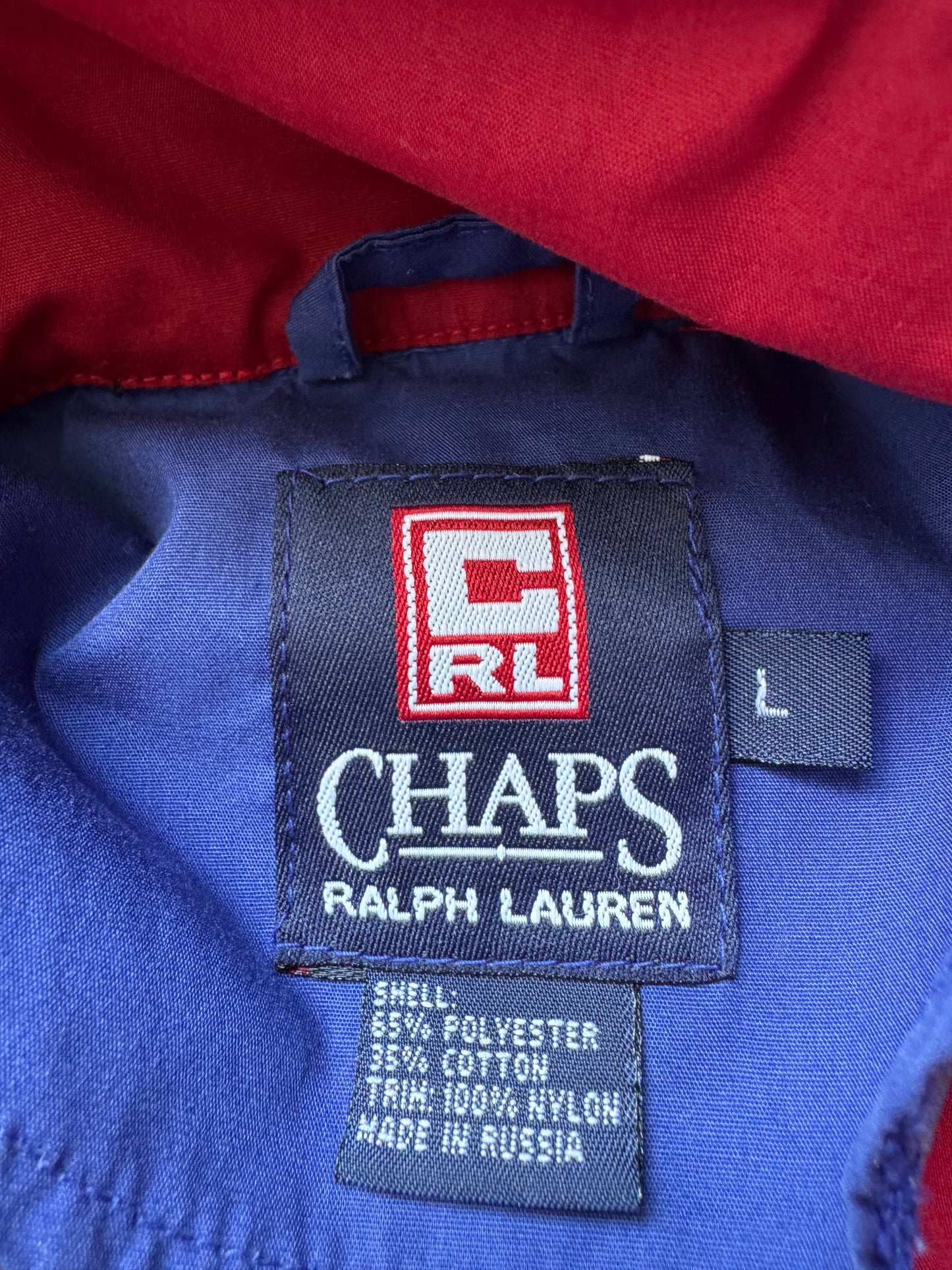 Vintage 90s Chaps Ralph Lauren Windbreaker - L