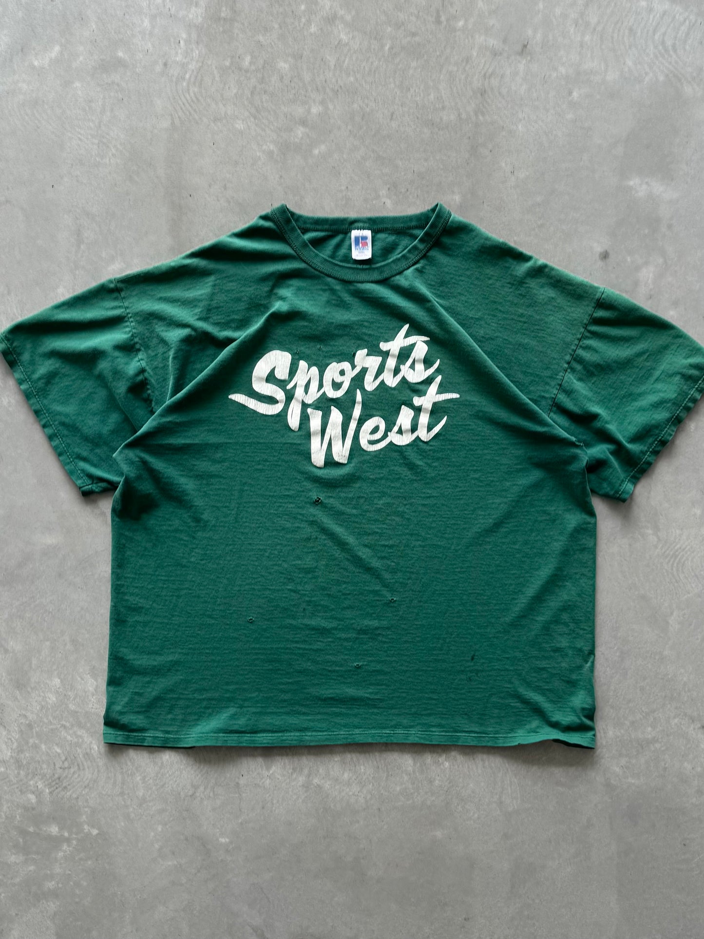 Vintage 90s Russell Sports West Tee - XXL