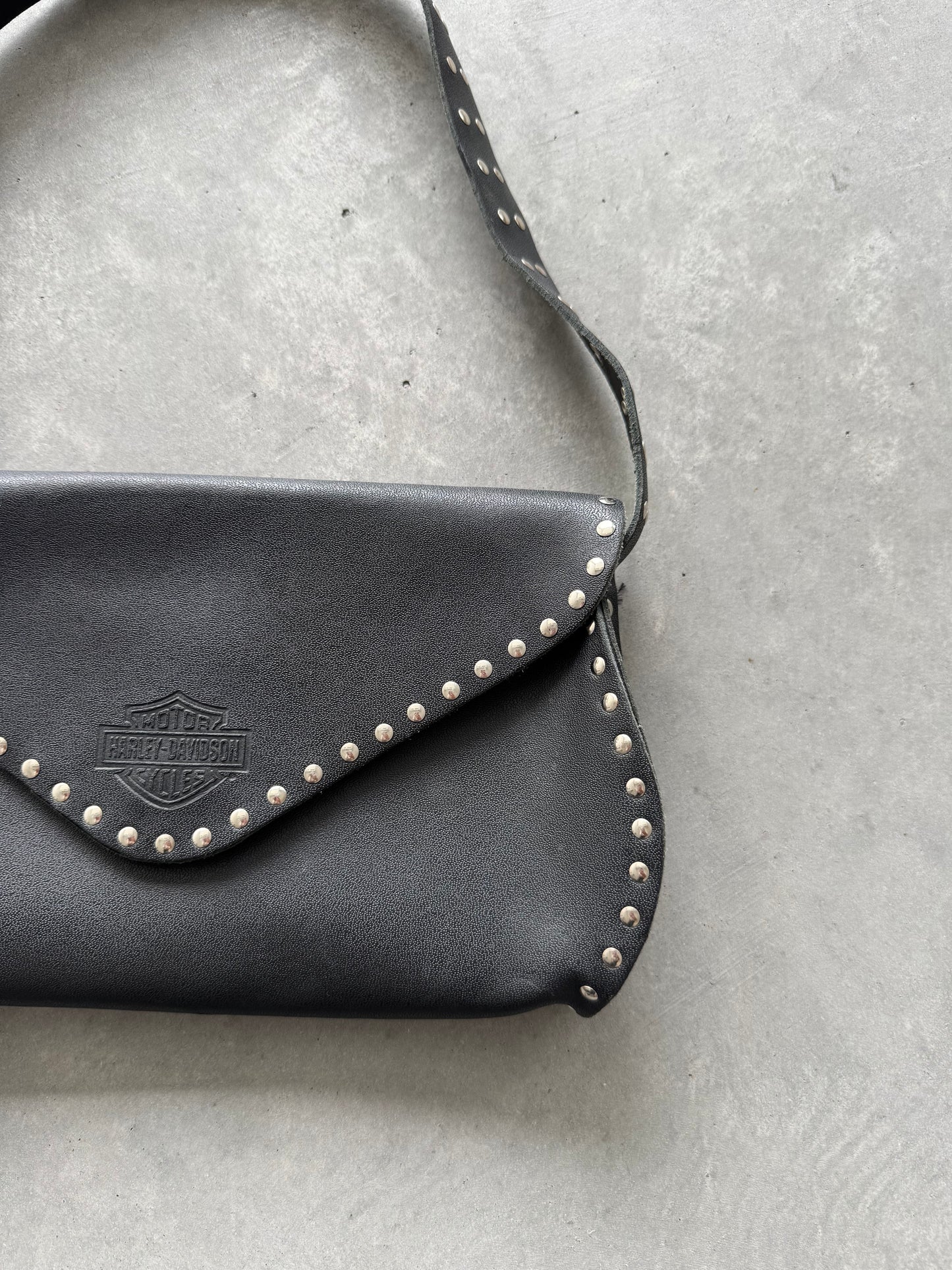 Vintage 00s Harley Davidson Studded Purse