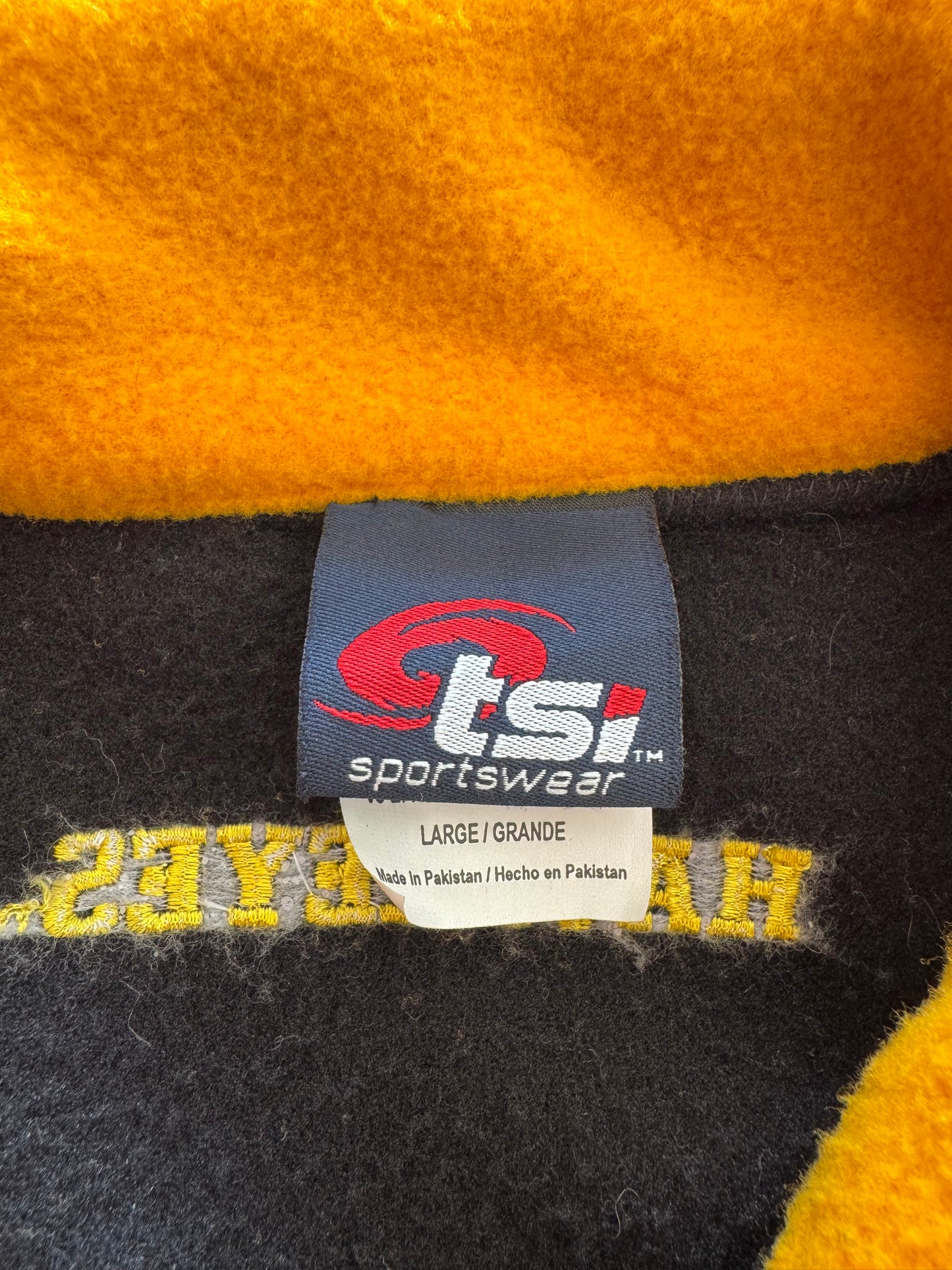 Vintage 90s Iowa Hawkeyes Fleece Zip Up - L