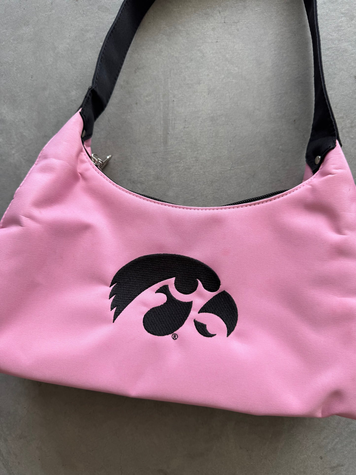 Iowa Hawkeyes Pink Shoulder Bag