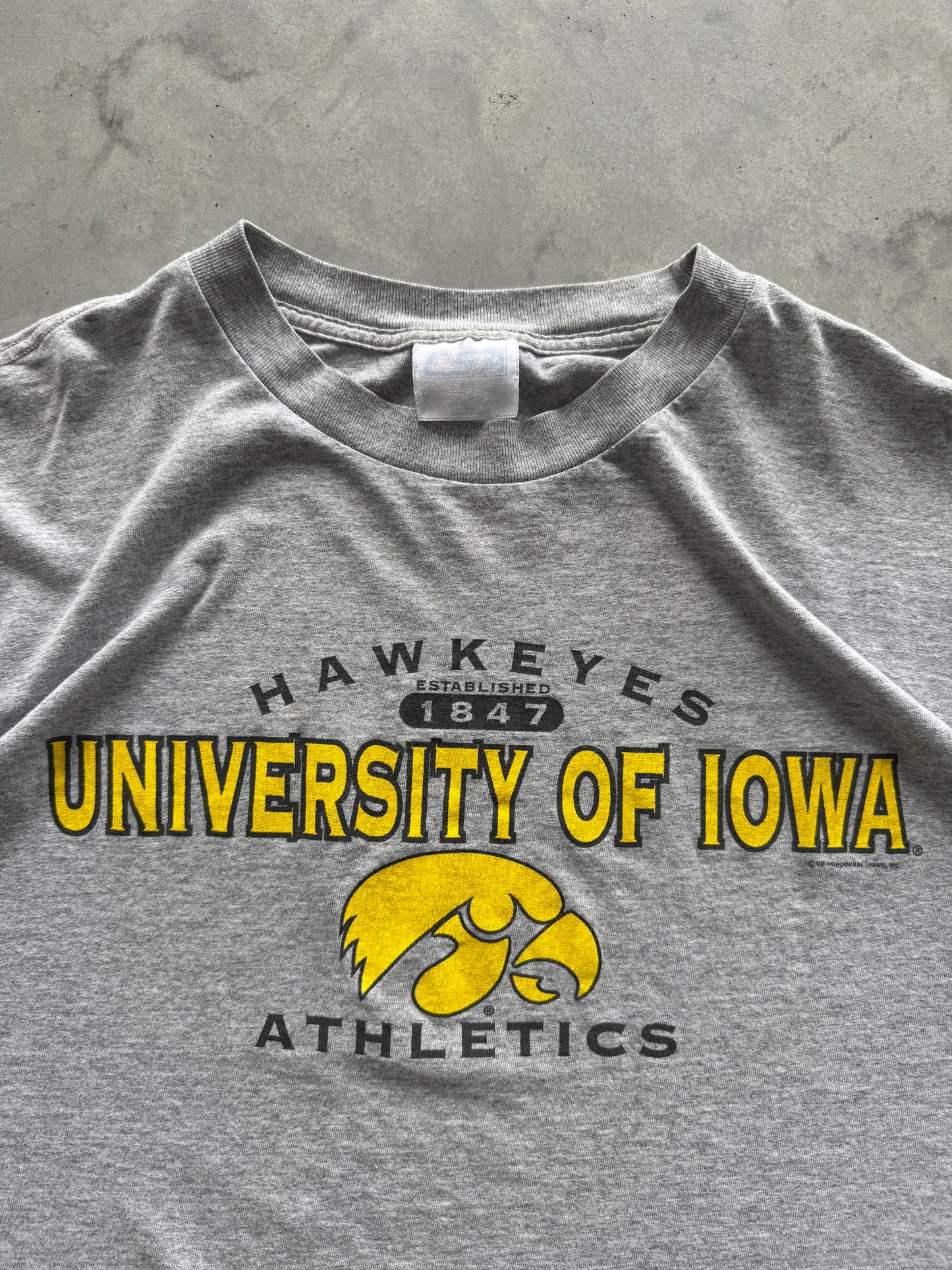 Vintage Iowa Hawkeyes Athletics Tee - XXL