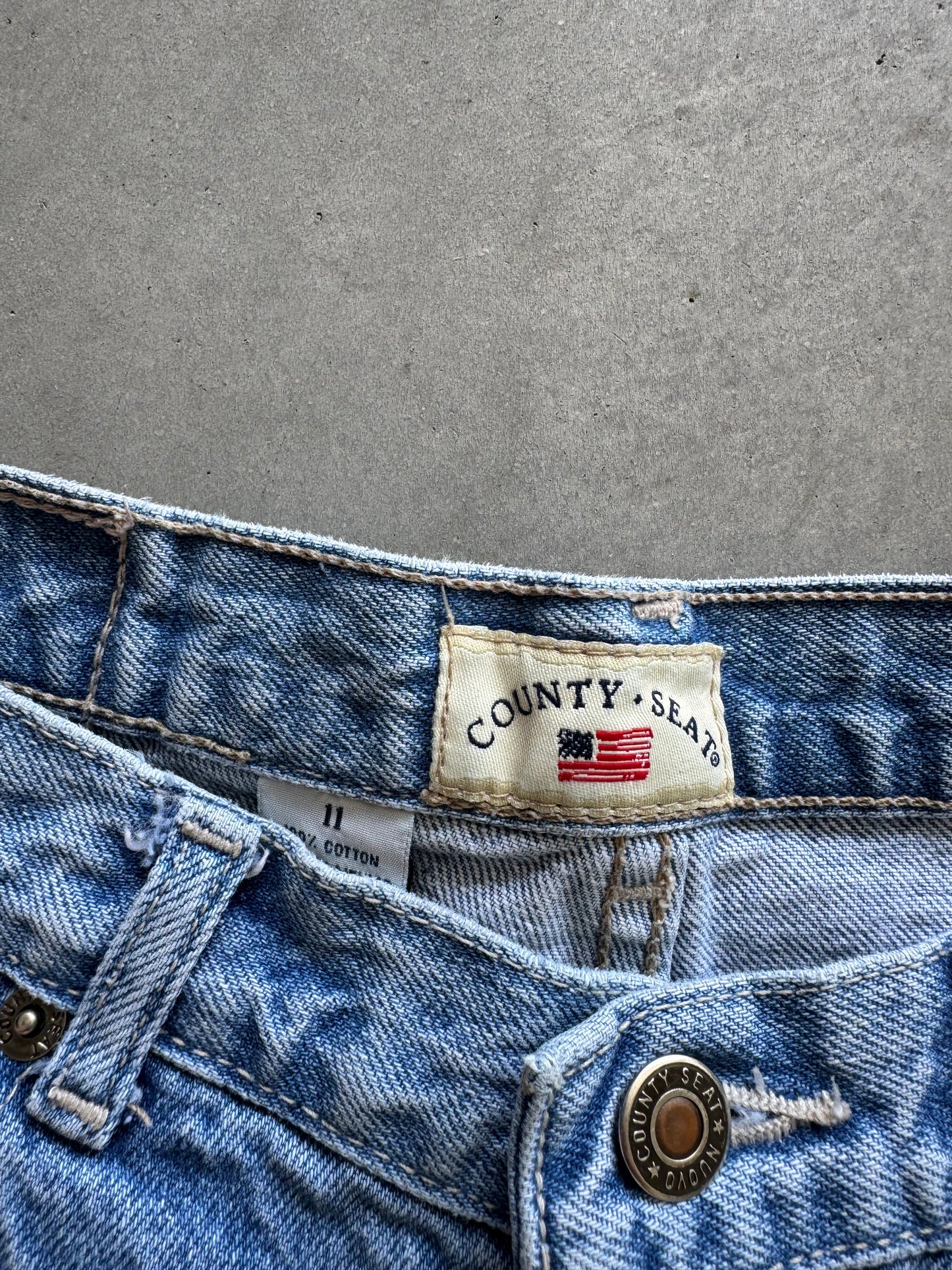 Vintage County Seat Denim Shorts - 30x3.5