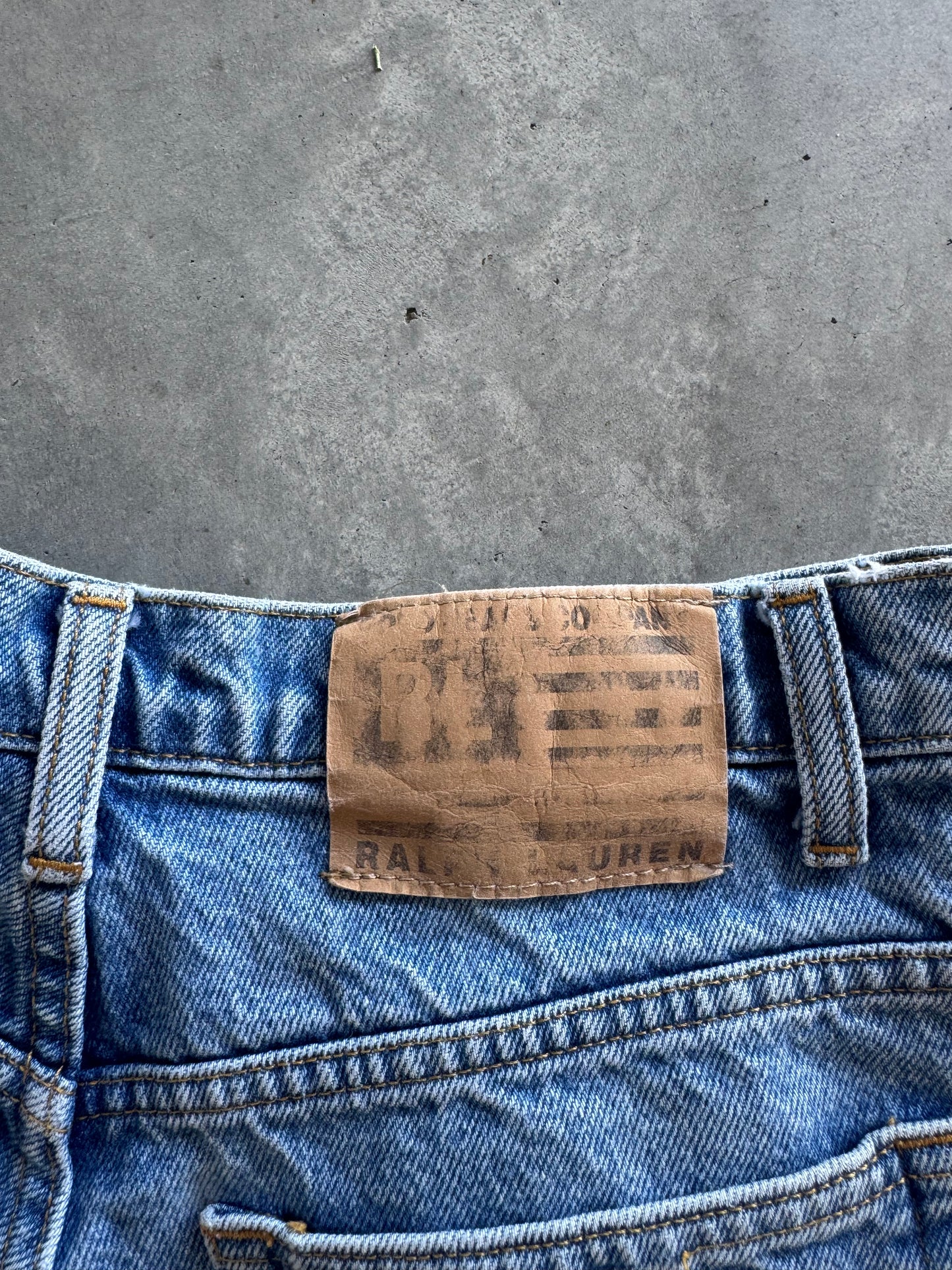 Vintage Polo Ralph Lauren Denim Shorts - 29x3.5