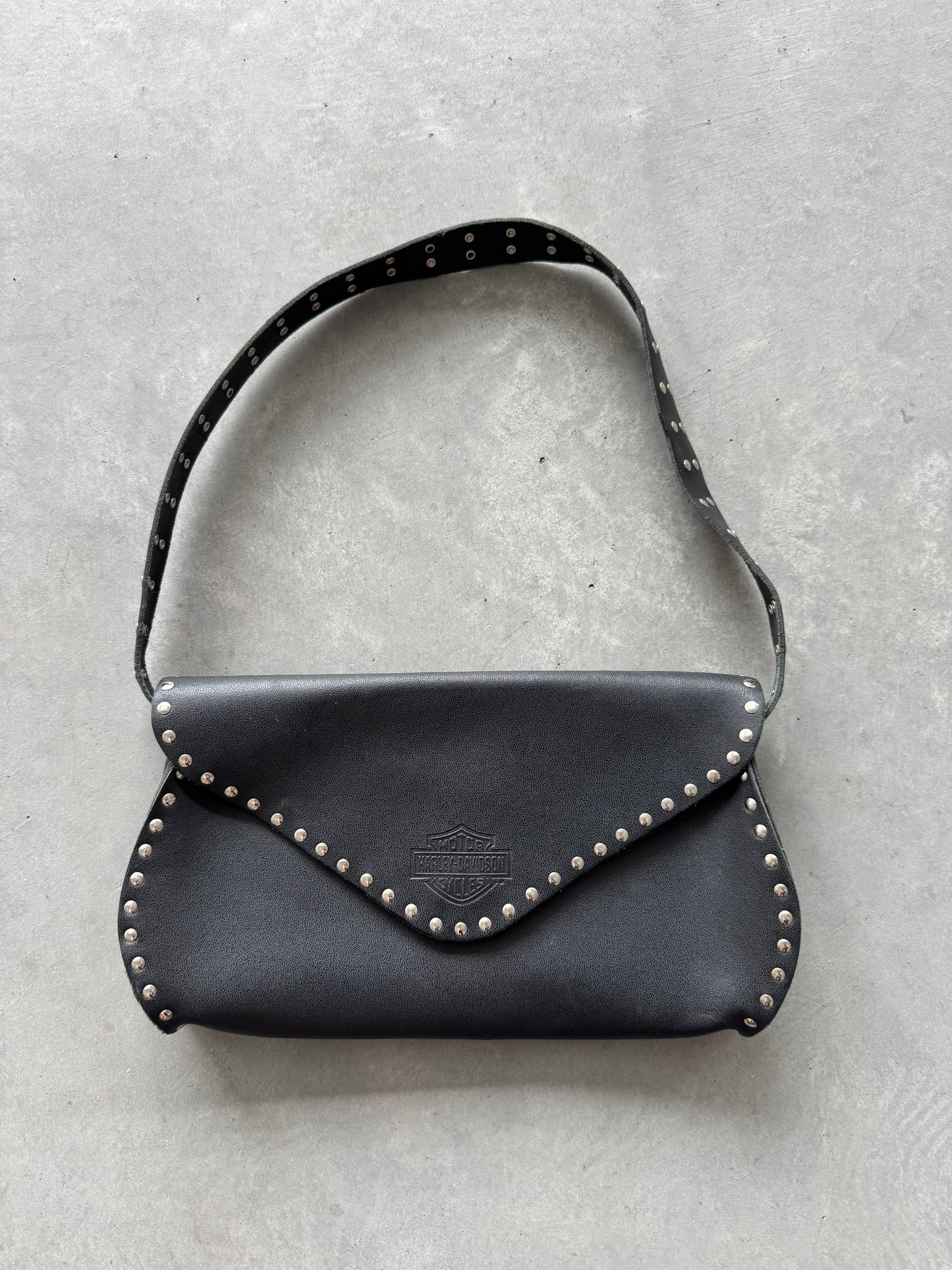 Vintage 00s Harley Davidson Studded Purse