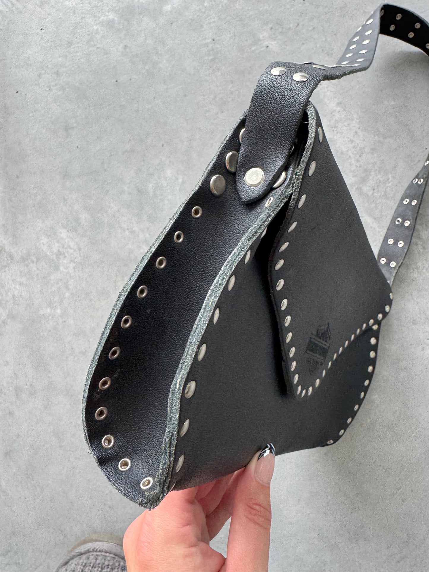 Vintage 00s Harley Davidson Studded Purse