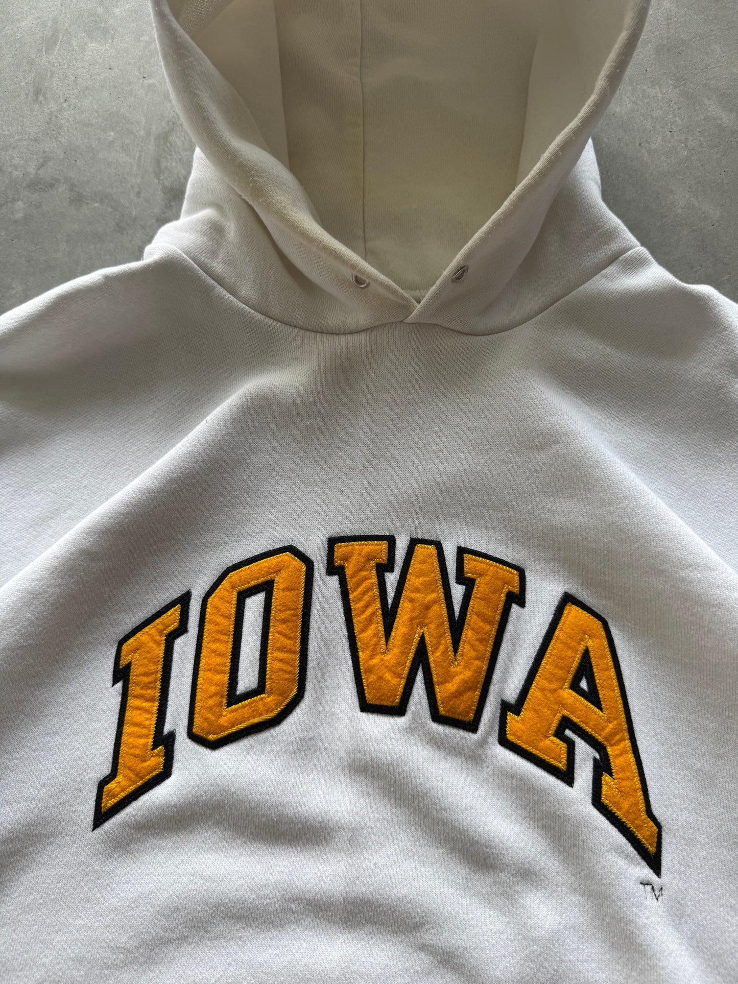 Vintage 90s Iowa Hawkeyes Hoodie - XL