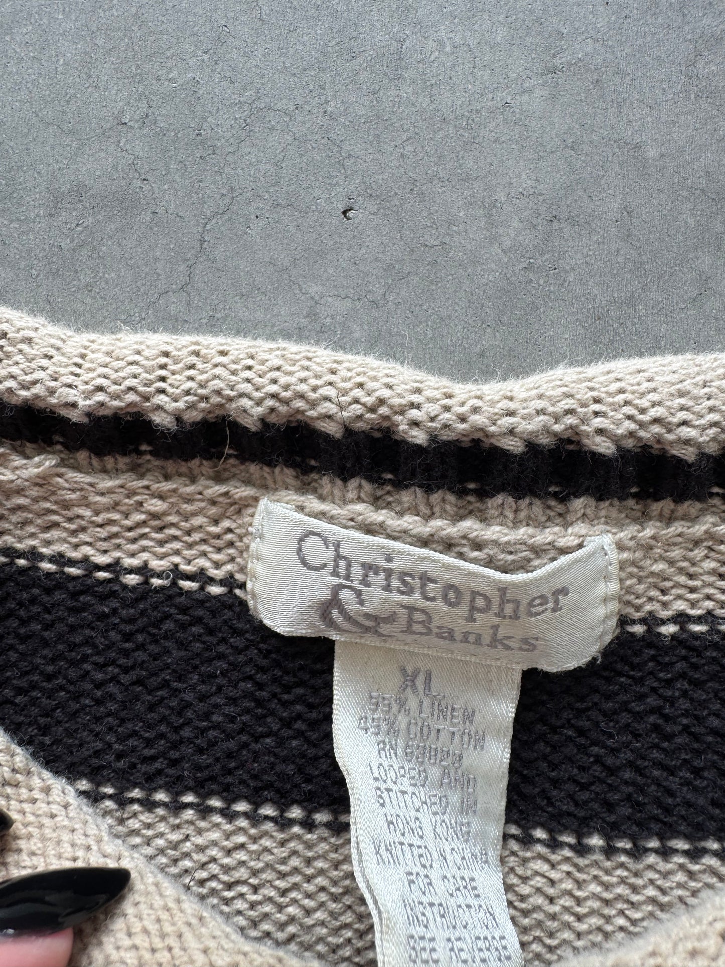 Vintage Christopher & Banks Star Women’s Sweater - XL