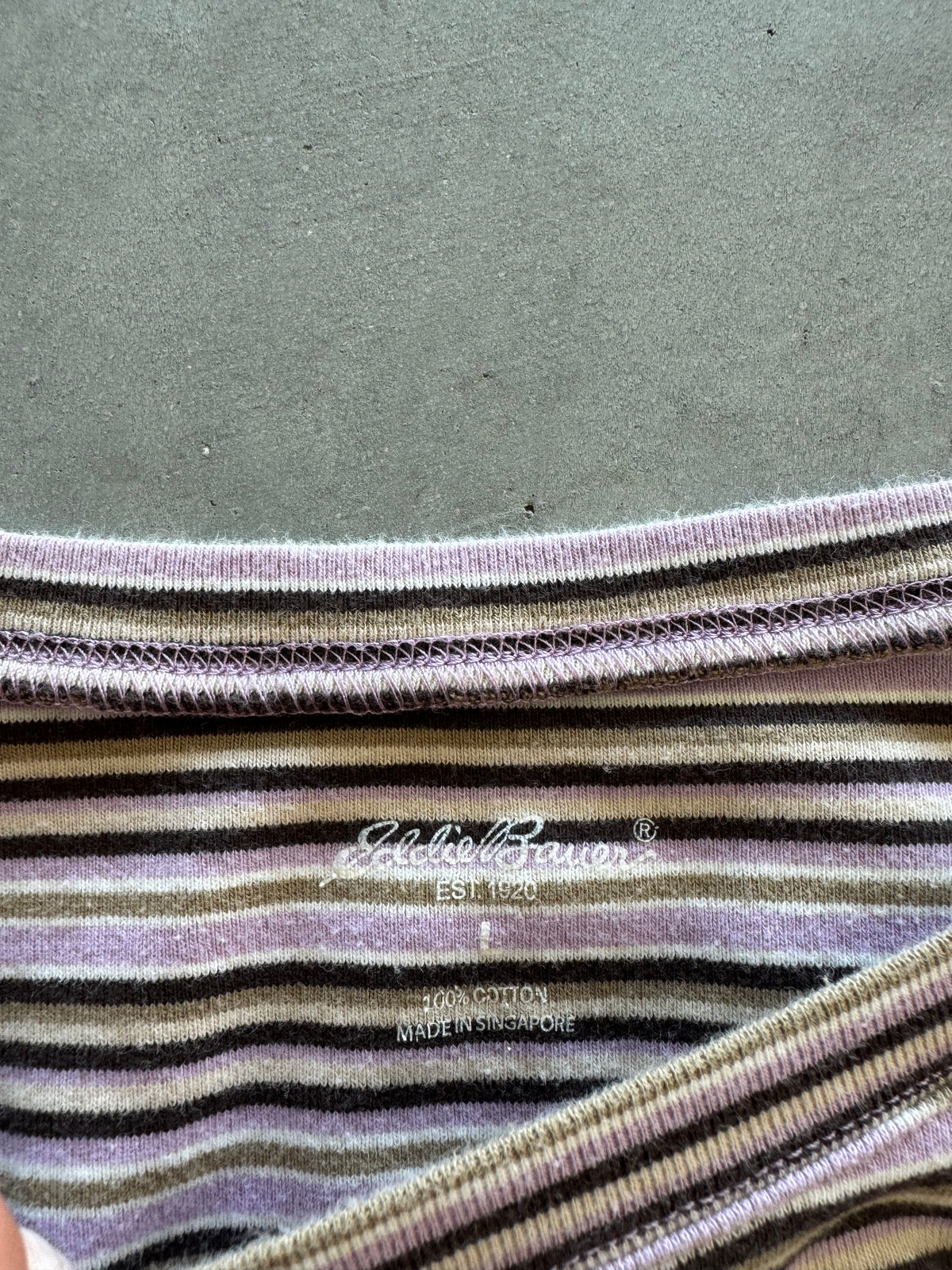 Vintage Eddie Bauer Striped Women’s Long Sleeve - L