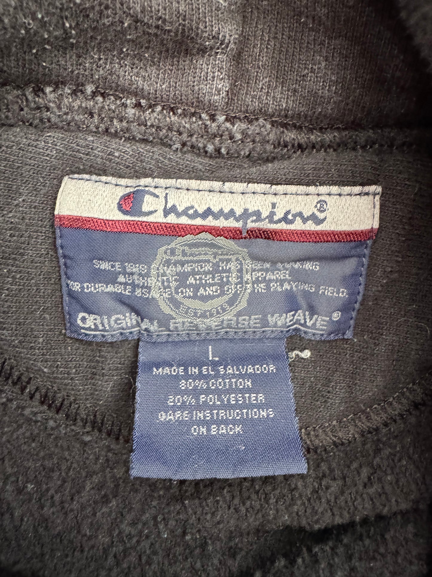 Vintage 90s Iowa Hawkeyes Champion Hoodie - L