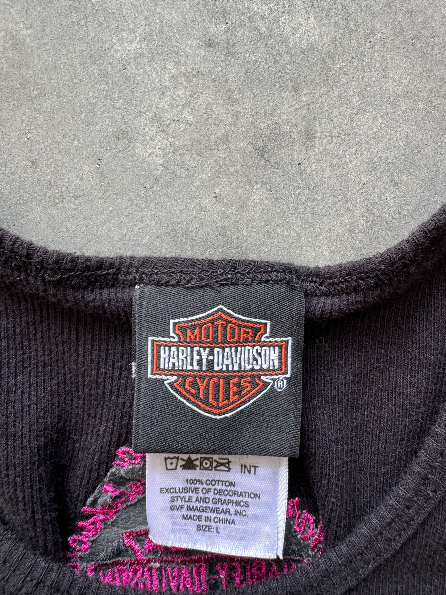 Vintage Harley Davidson Tank Top - L