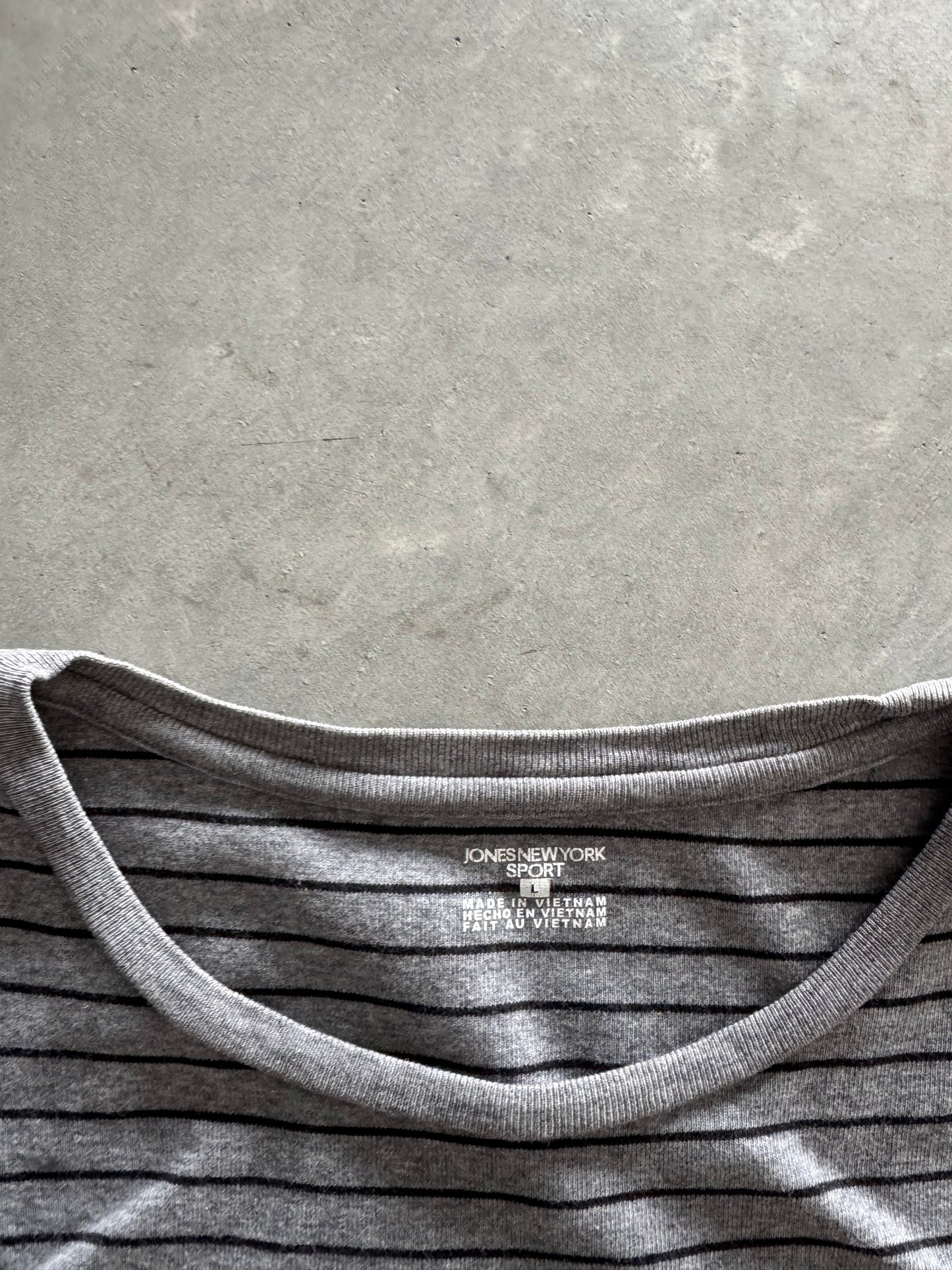 Vintage Women’s Striped Long Sleeve - L