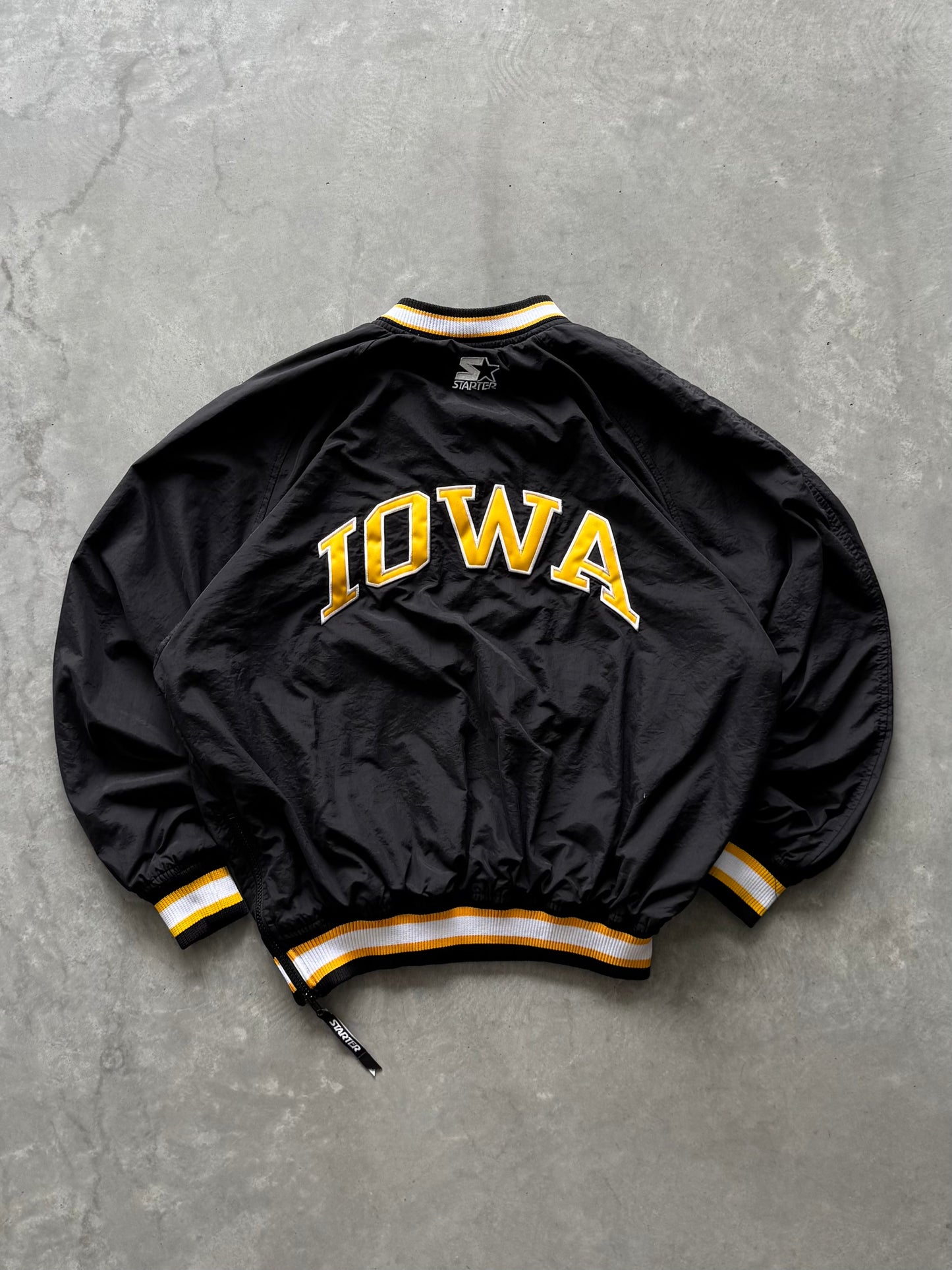 Vintage Iowa Hawkeyes Starter Windbreaker - M