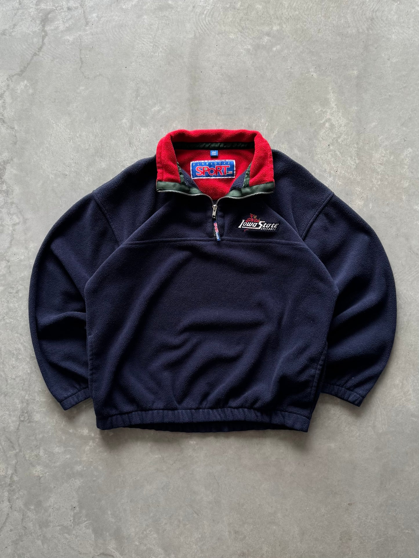 Vintage Iowa State Fleece Quarterzip - L
