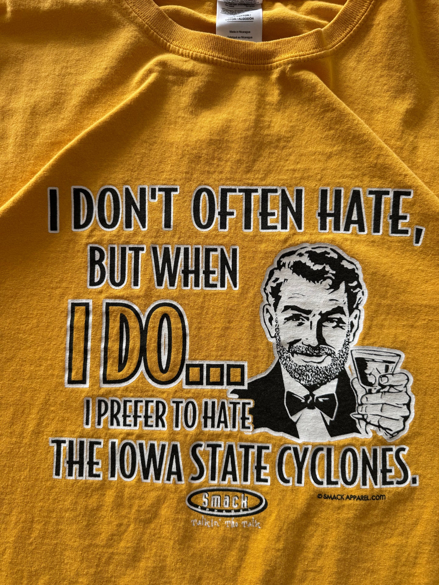Iowa Hawkeyes Smack Talk Tee - L
