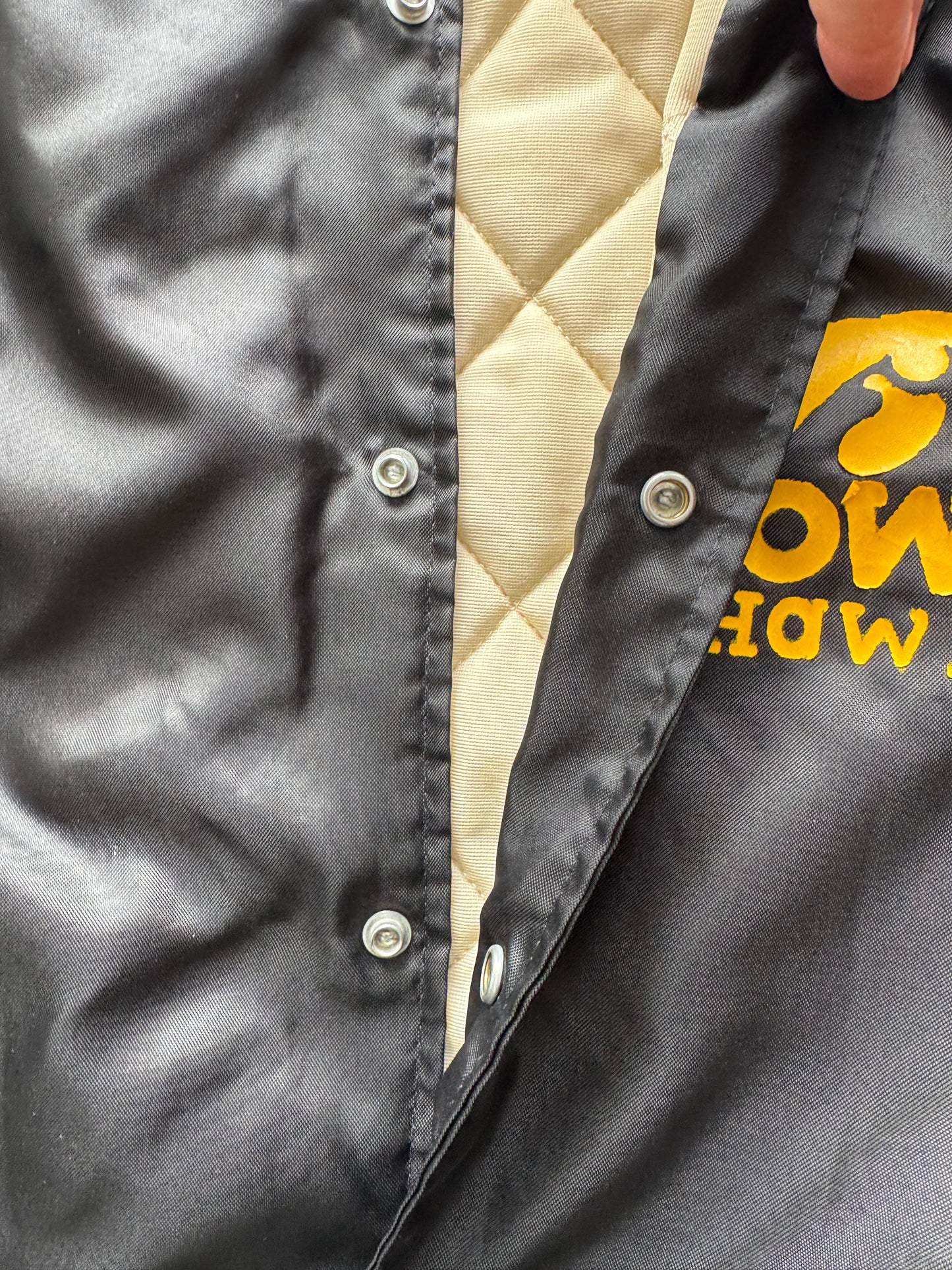 Vintage Iowa Hawkeyes Bomber Jacket - L