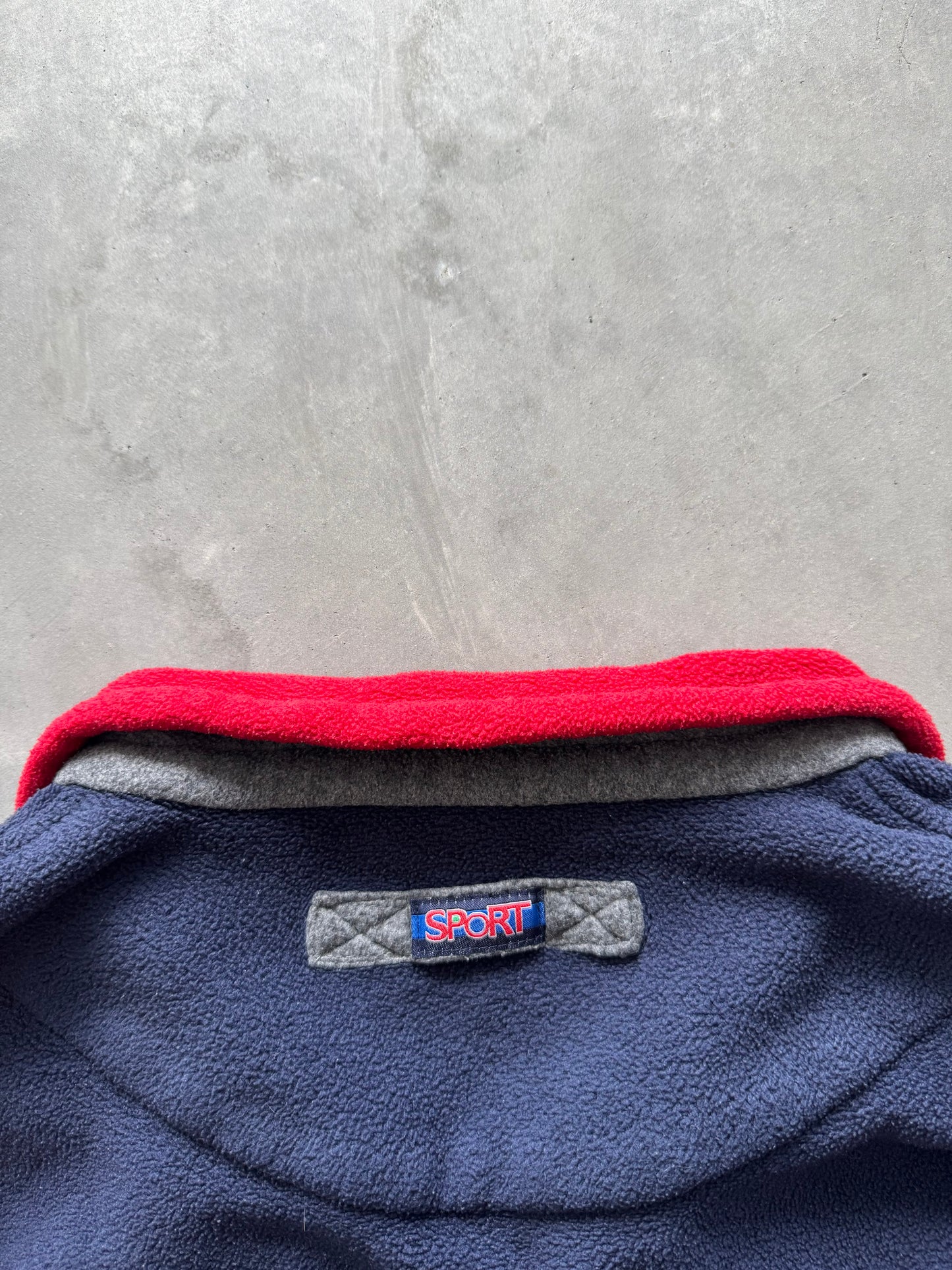 Vintage Iowa State Fleece Quarterzip - L