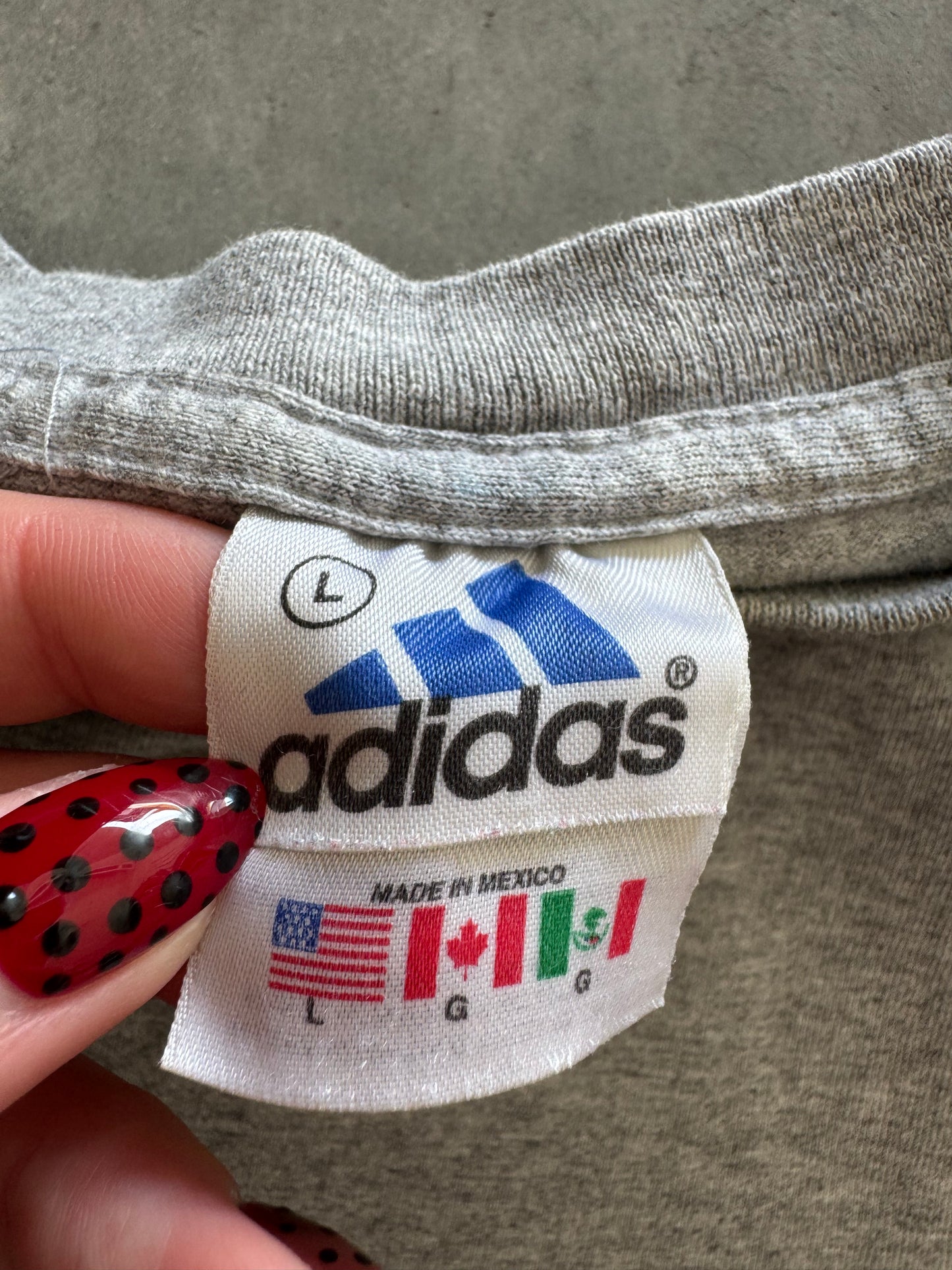 Vintage 90s Adidas Tee - L