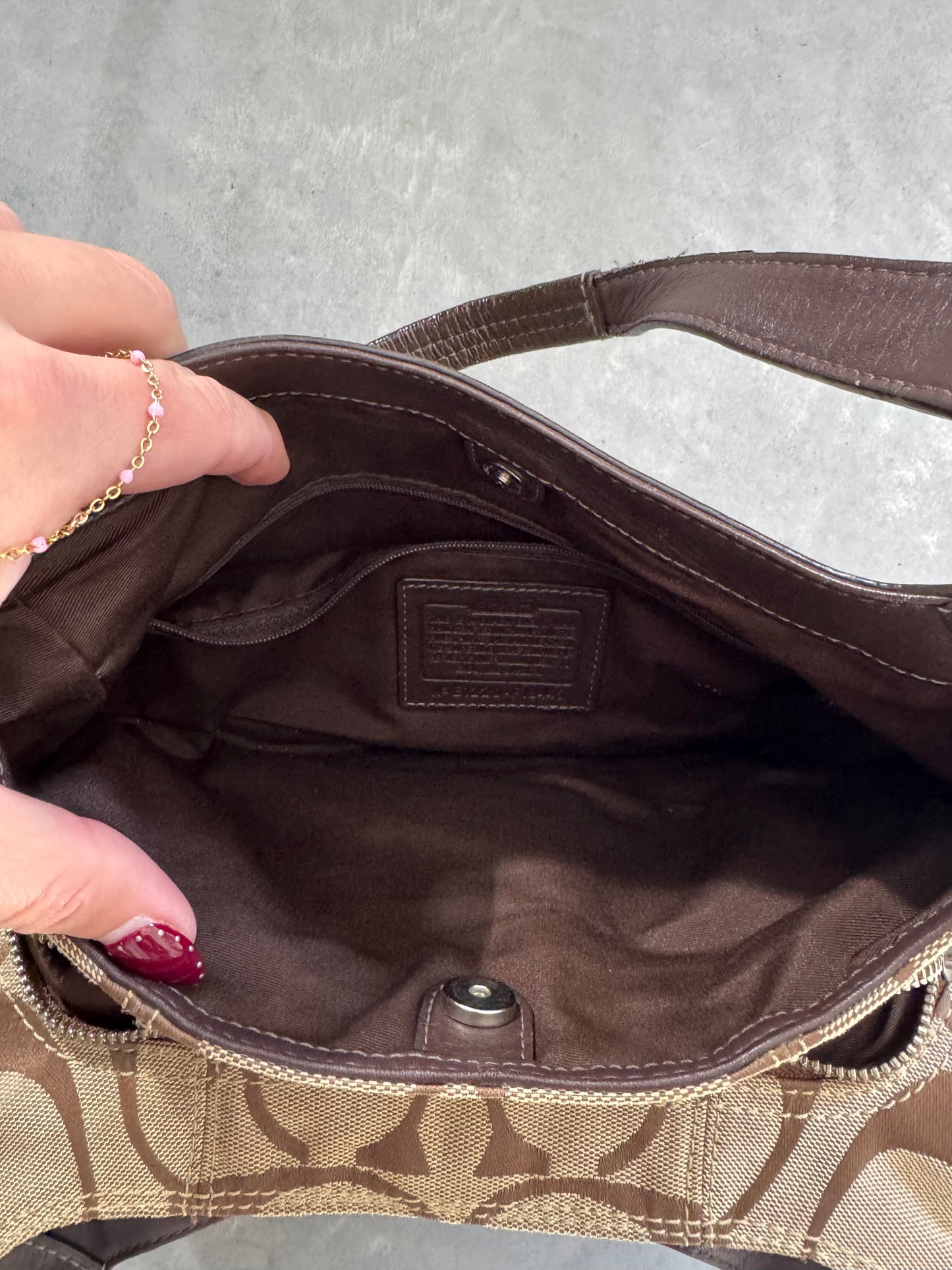 Vintage Coach Soho Signature Shoulder Bag