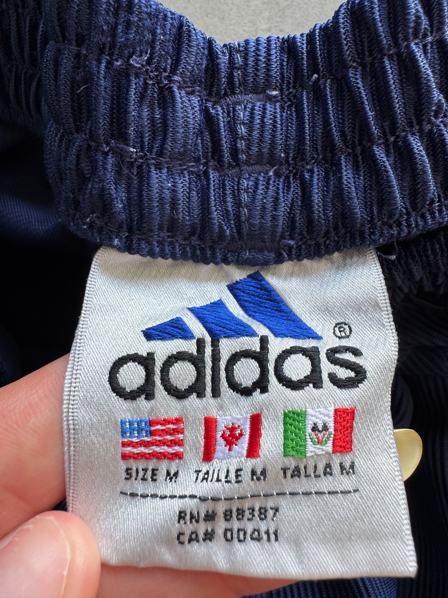 Vintage 90s Adidas Tear Away Track Pants - M
