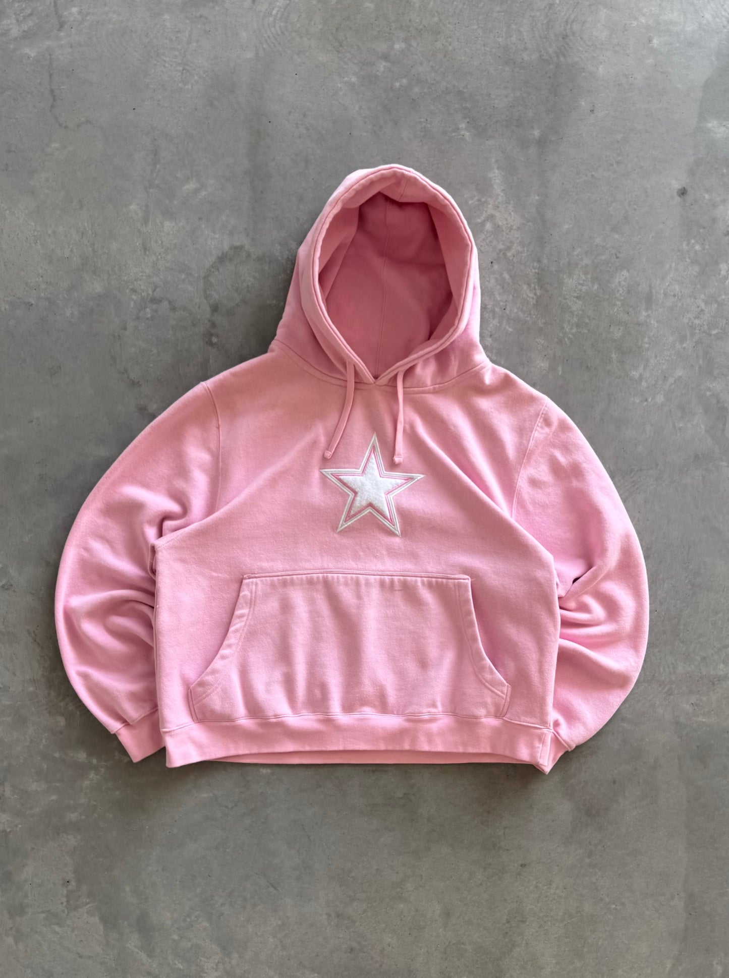 Vintage Cropped Dallas Cowboys Hoodie - XXL