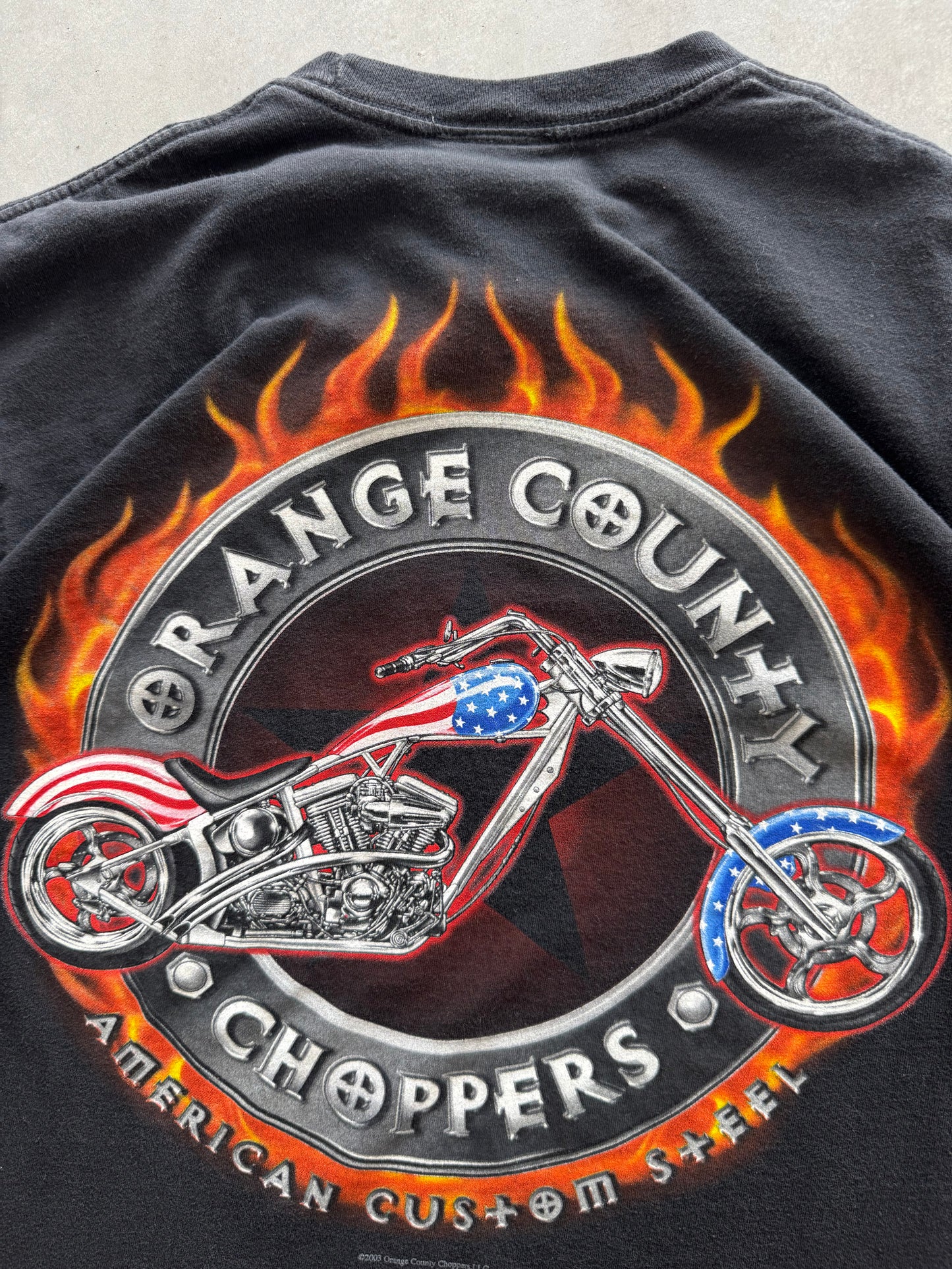 Vintage 00s Orange County Choppers Tee - L