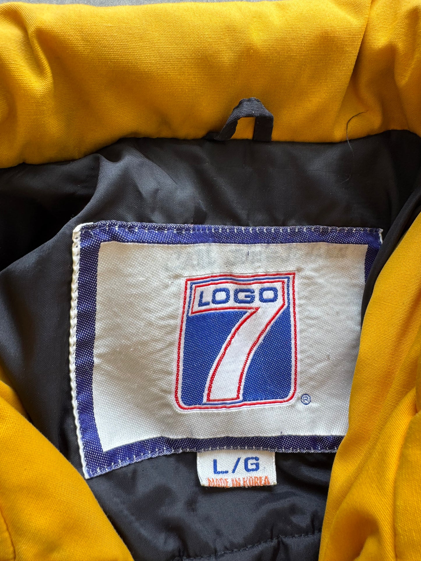Vintage 90s Logo 7 Iowa Hawkeyes Coat - L