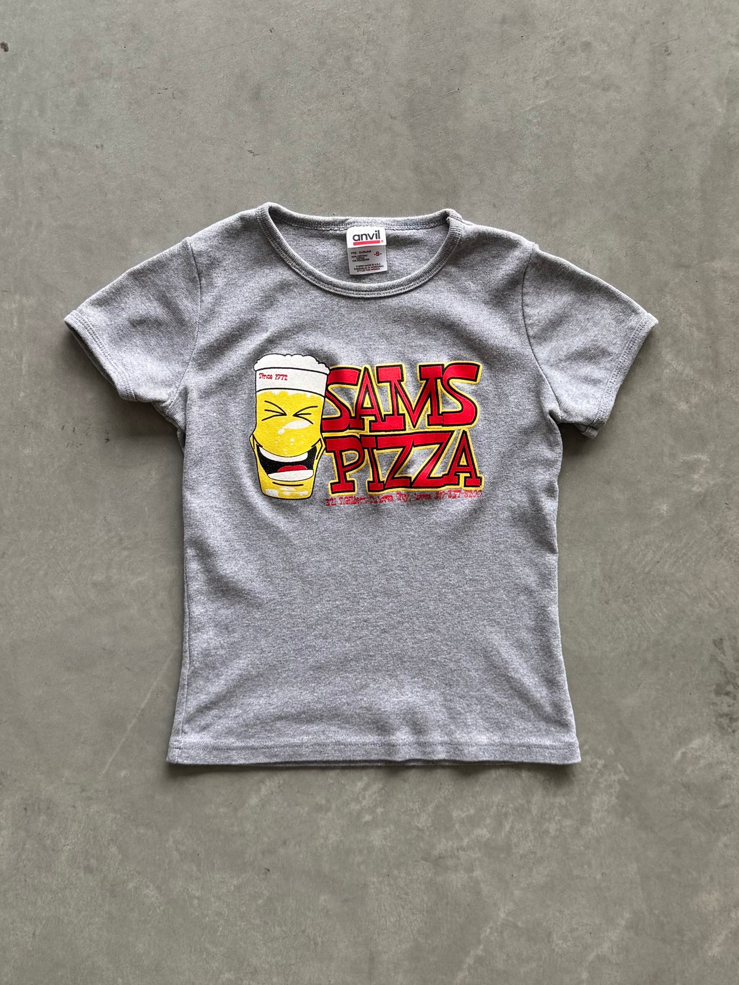Vintage Sam’s Pizza Iowa City Baby Tee - S
