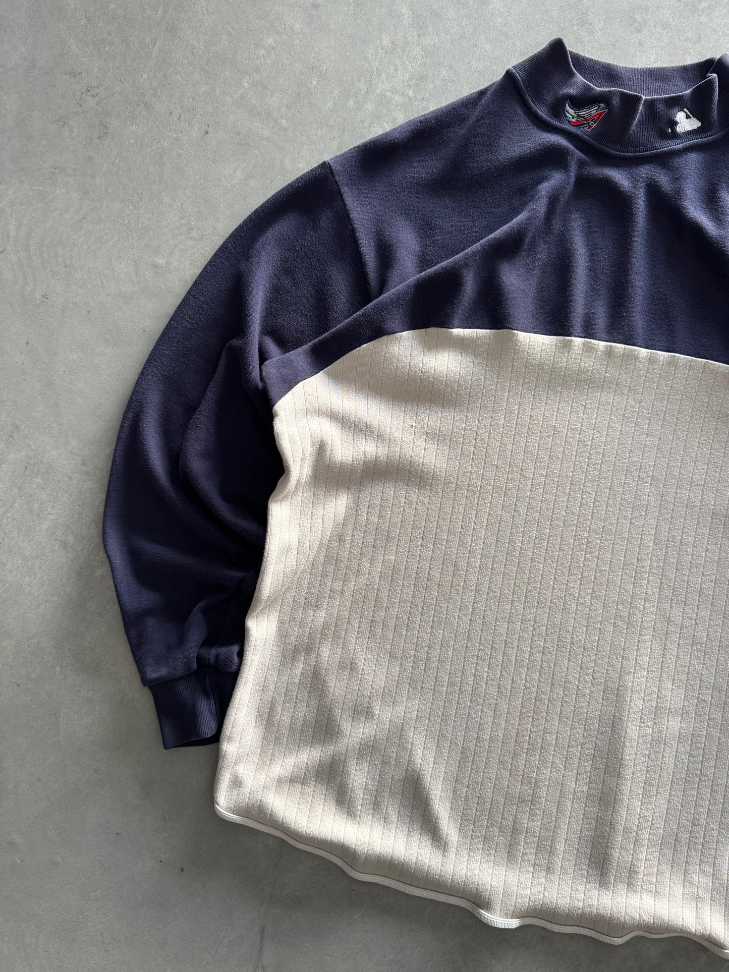 Vintage Los Angeles Angels Mockneck - XL