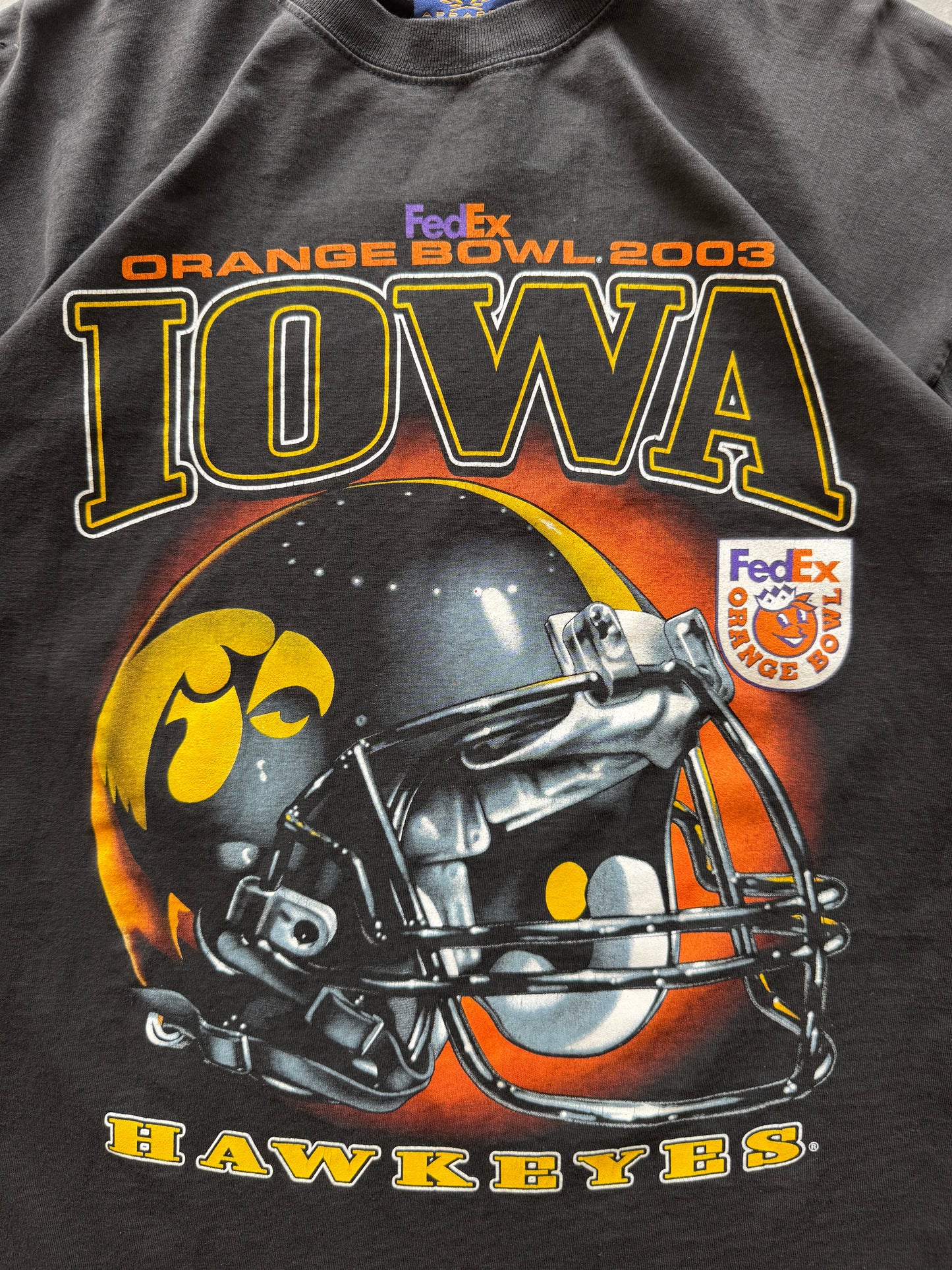 Vintage Iowa Hawkeyes 2003 Orange Bowl Longsleeve - XL