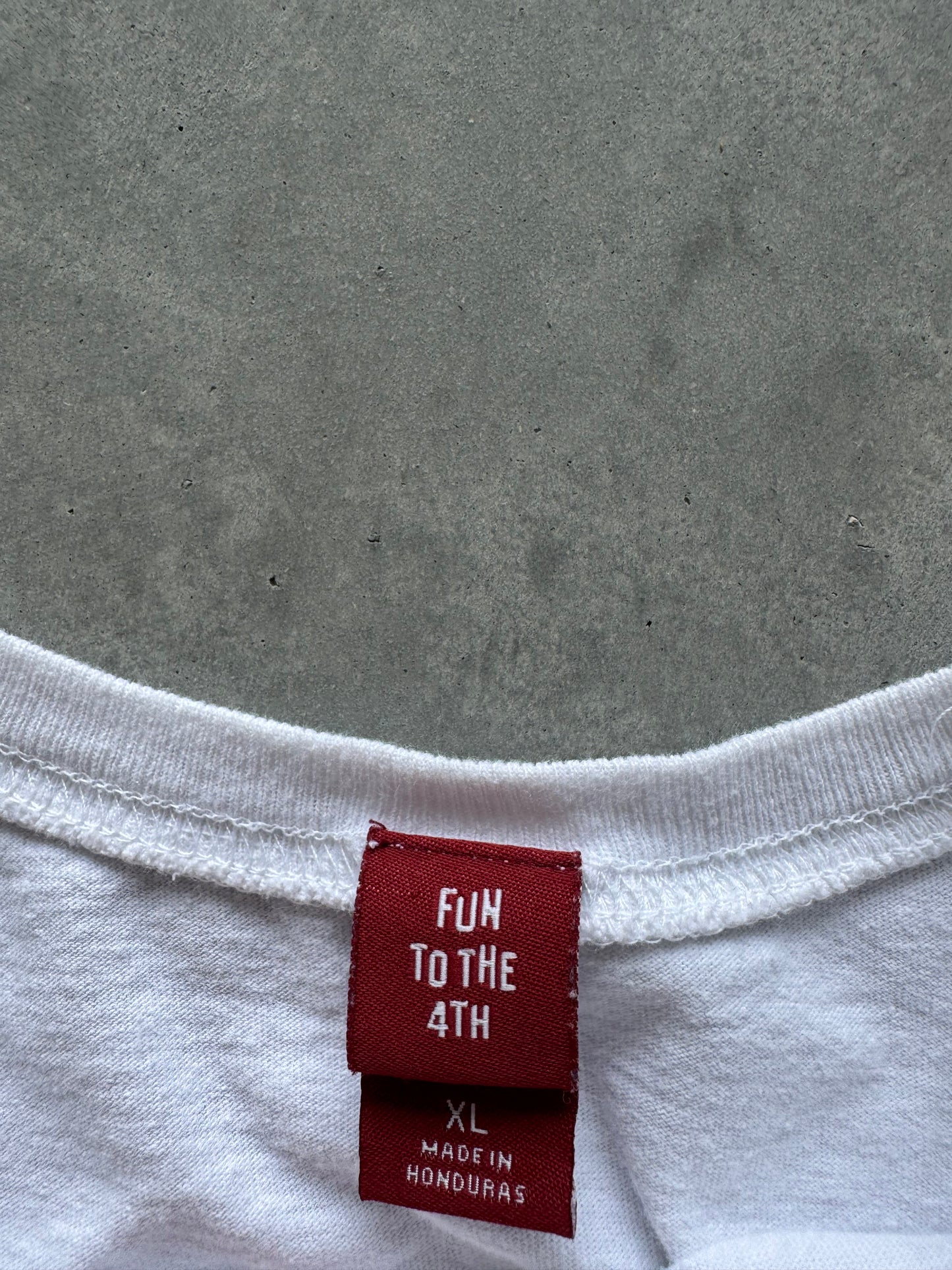 Vintage 4th of July Baby Tee - XL