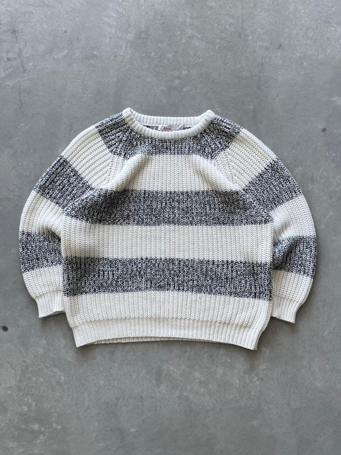 Vintage Striped Sweater - XL