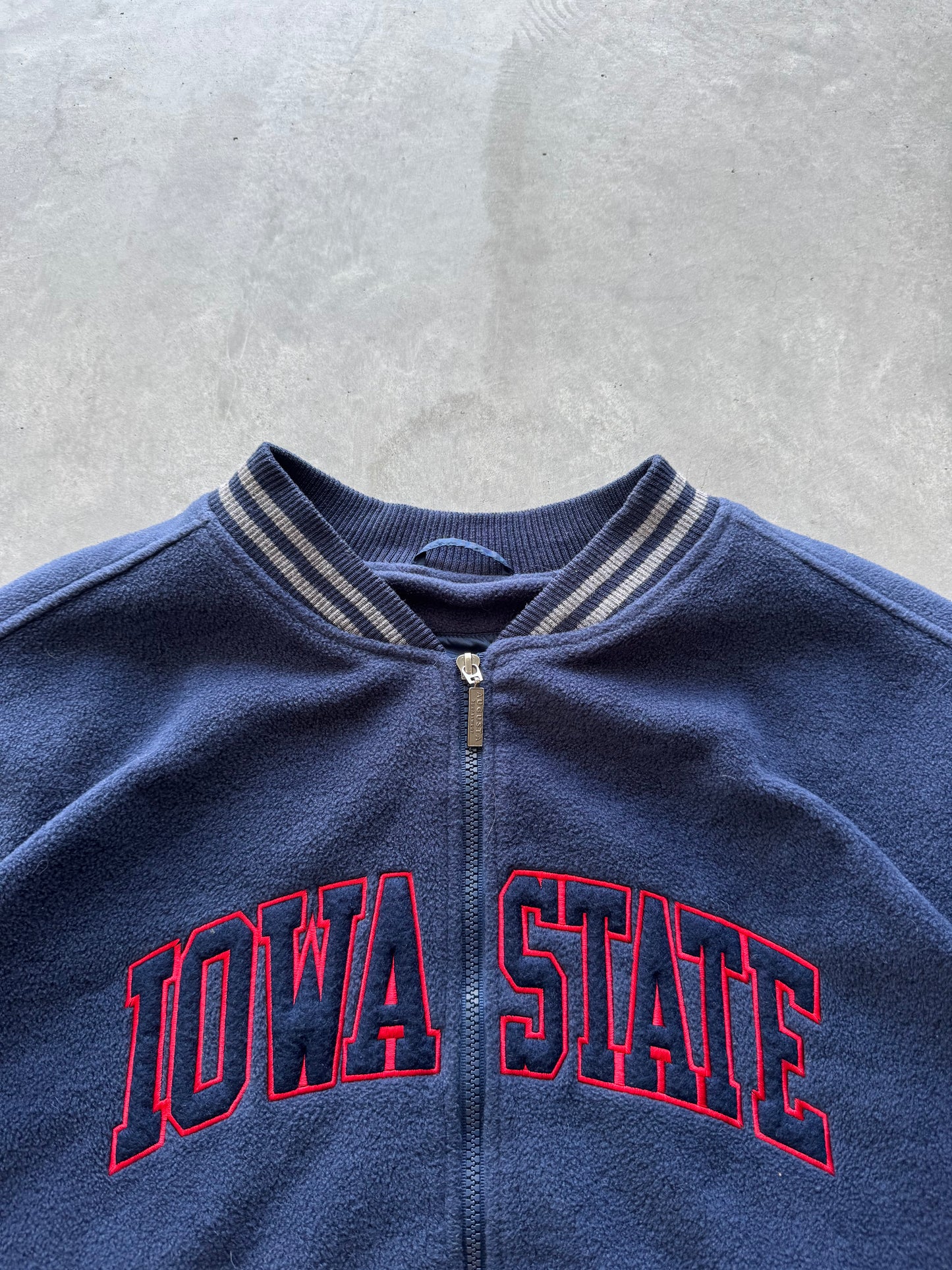 Vintage 90s Iowa State Fleece Jacket - XL
