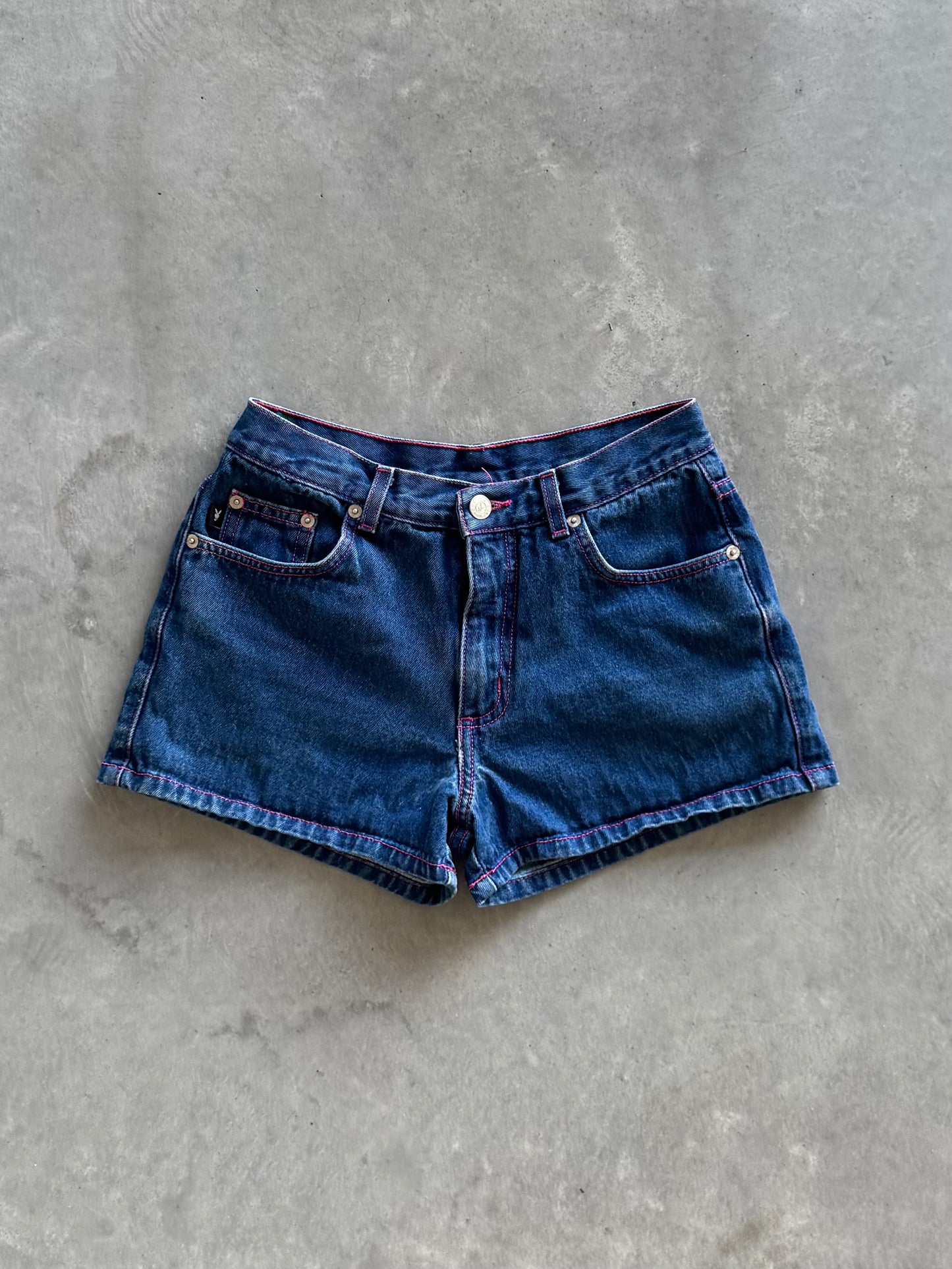 Vintage Playboy Denim Shorts - 26x2.5