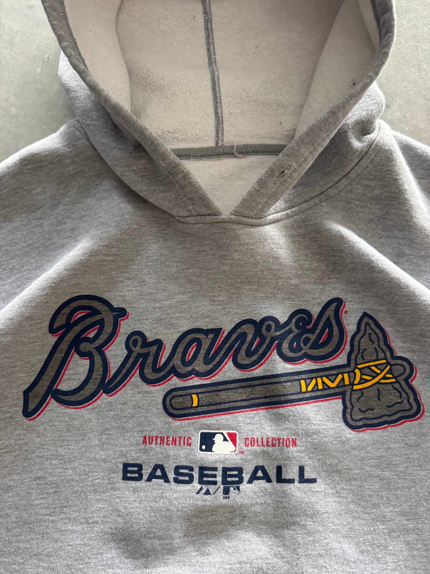 Vintage Braves Baseball Hoodie - XXL
