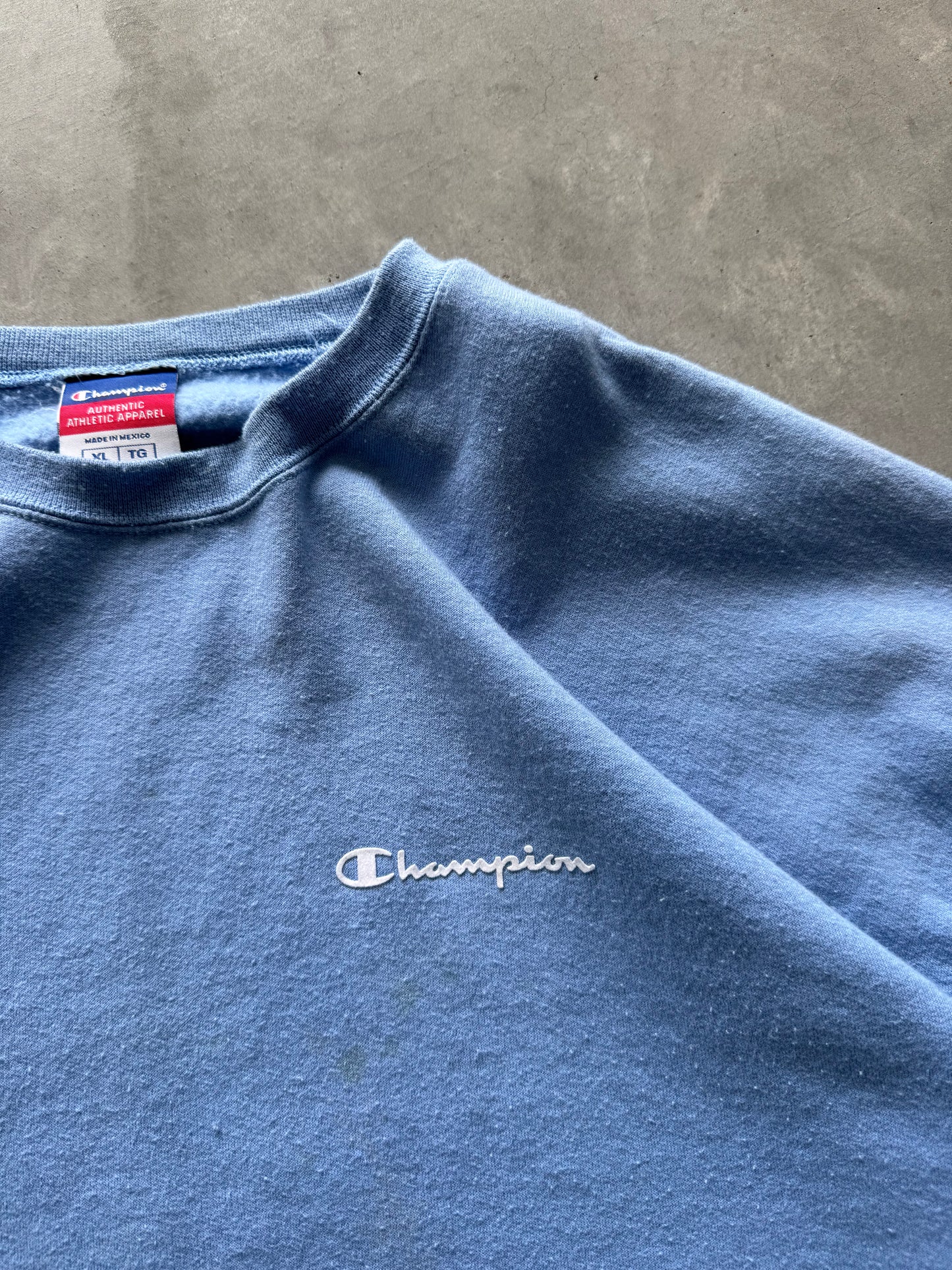 Baby Blue Champion Sweatshirt - XL
