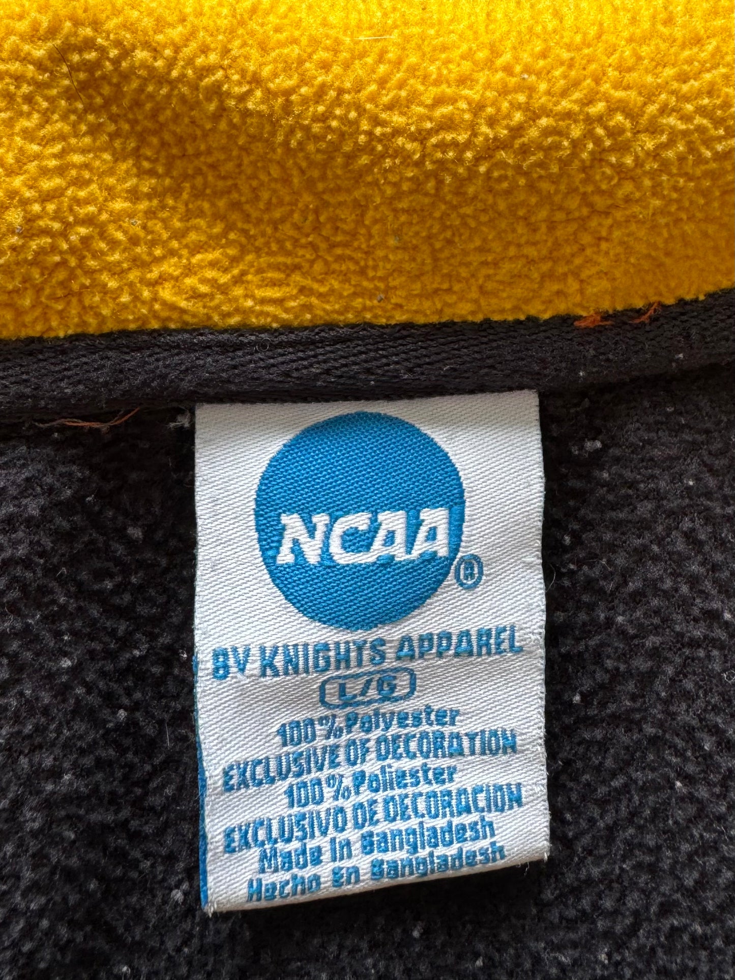 Iowa Hawkeyes Fleece Quarter Zip - L