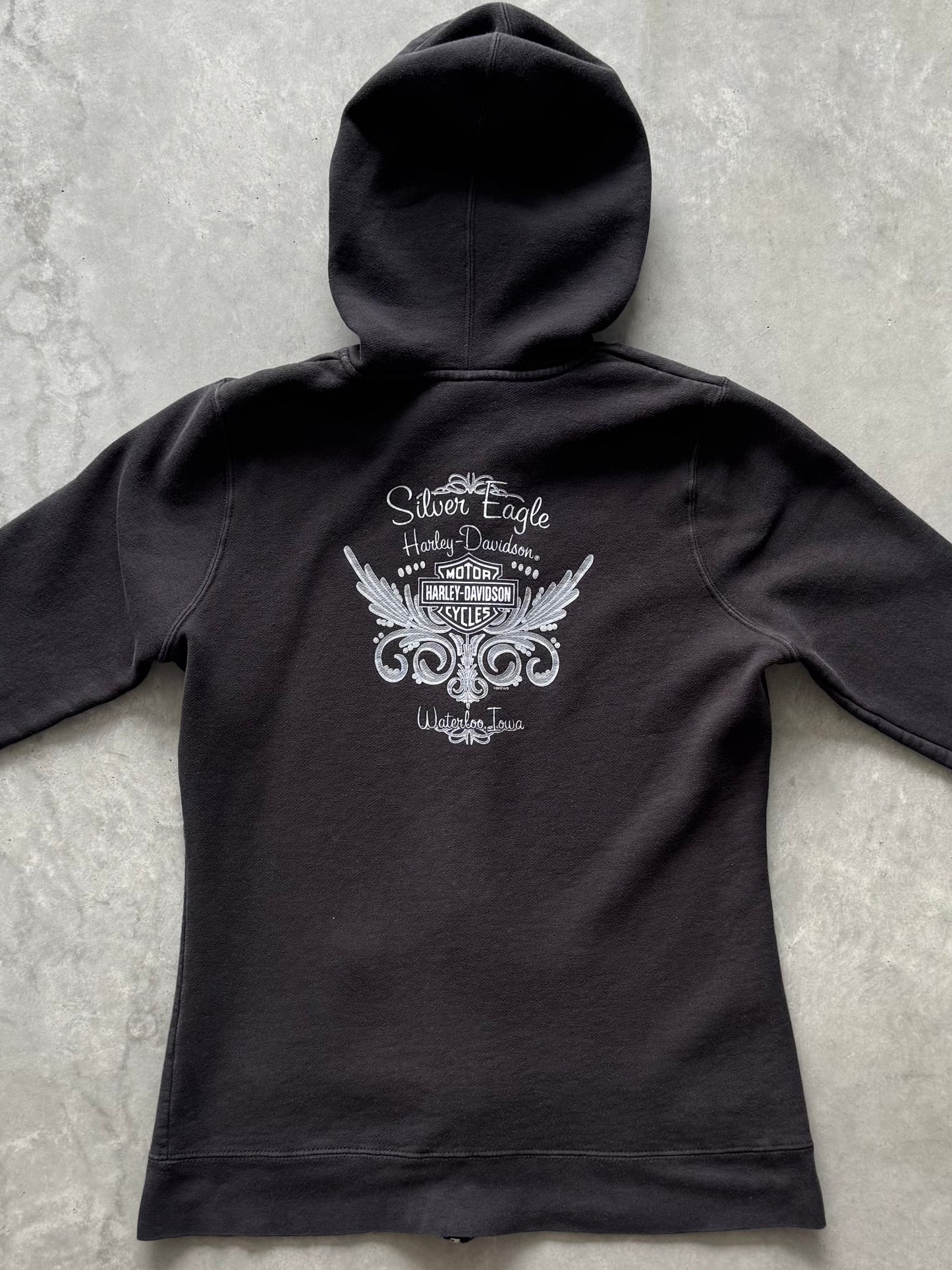 Harley Davidson Women’s Zip Up Hoodie - L