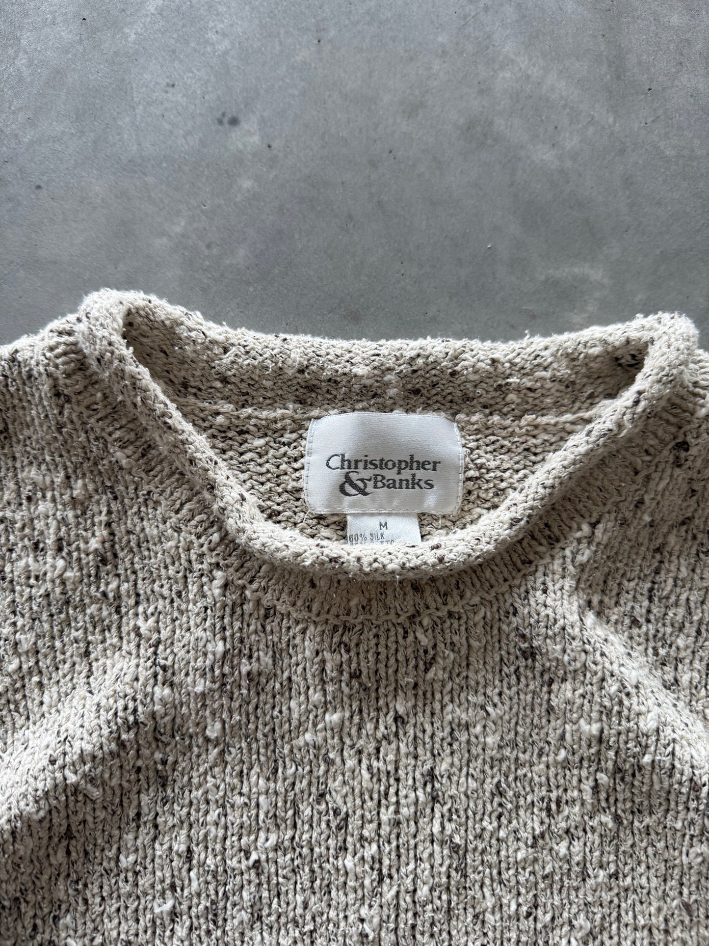 Vintage Christopher & Bank Sweater - M
