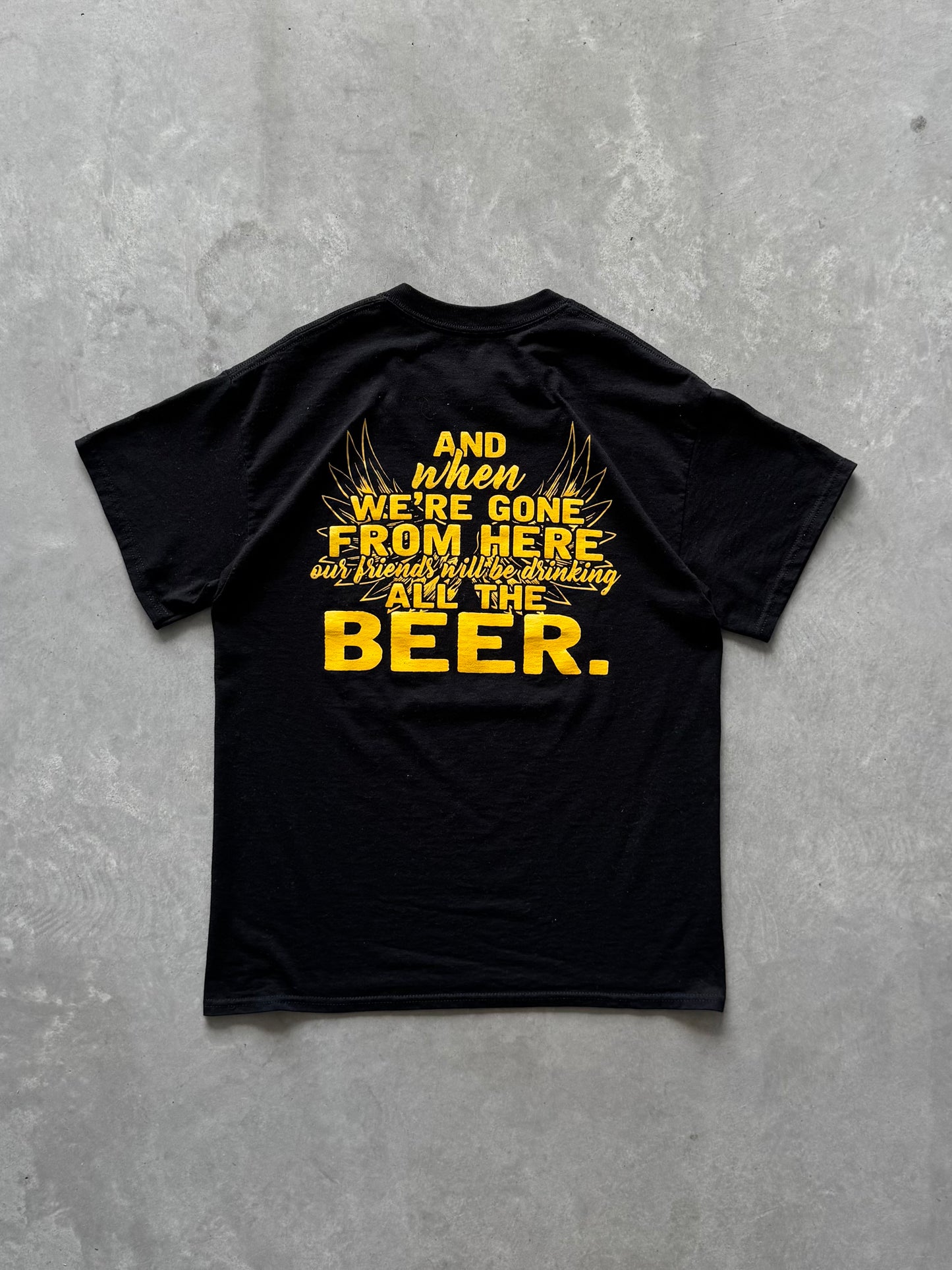 Iowa Tee In Heaven There Is not Beer That’s Why we Drink It Here - M