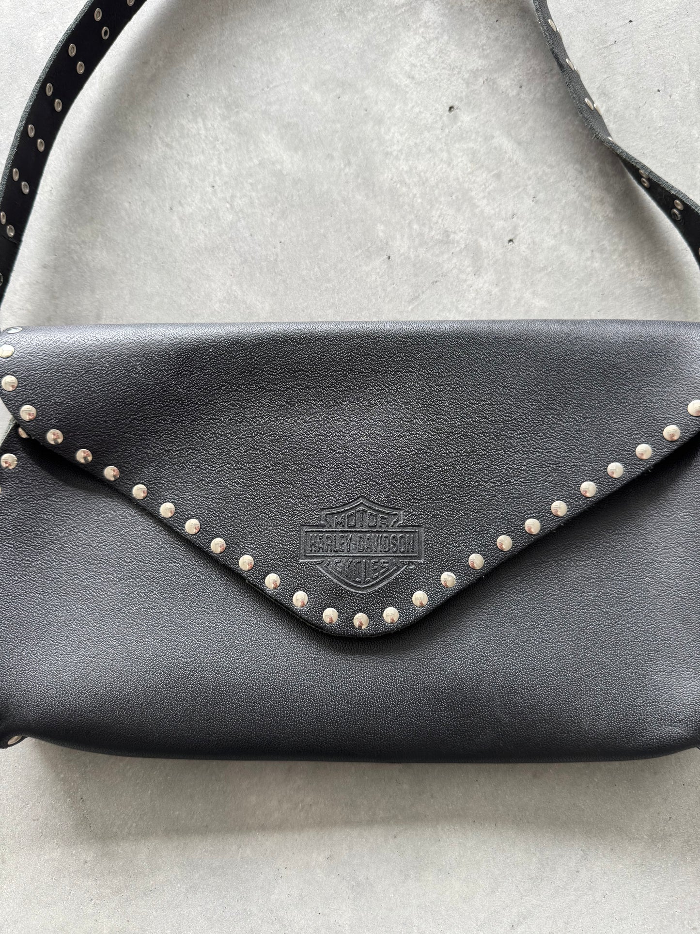Vintage 00s Harley Davidson Studded Purse