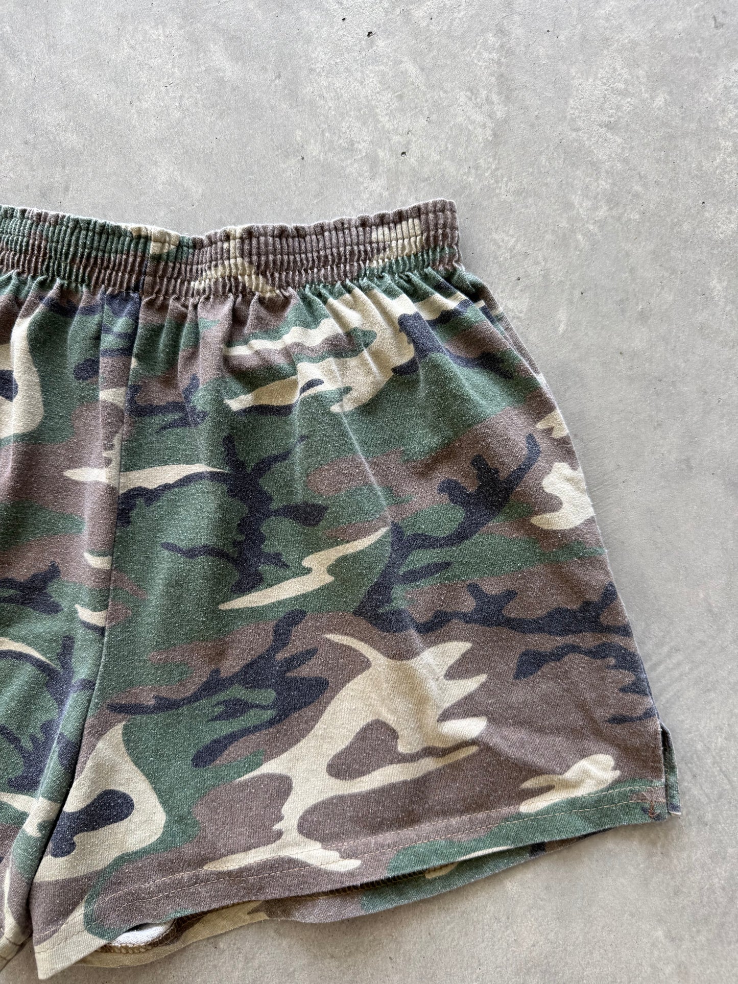 Vintage Camo Soffe Shorts - XL