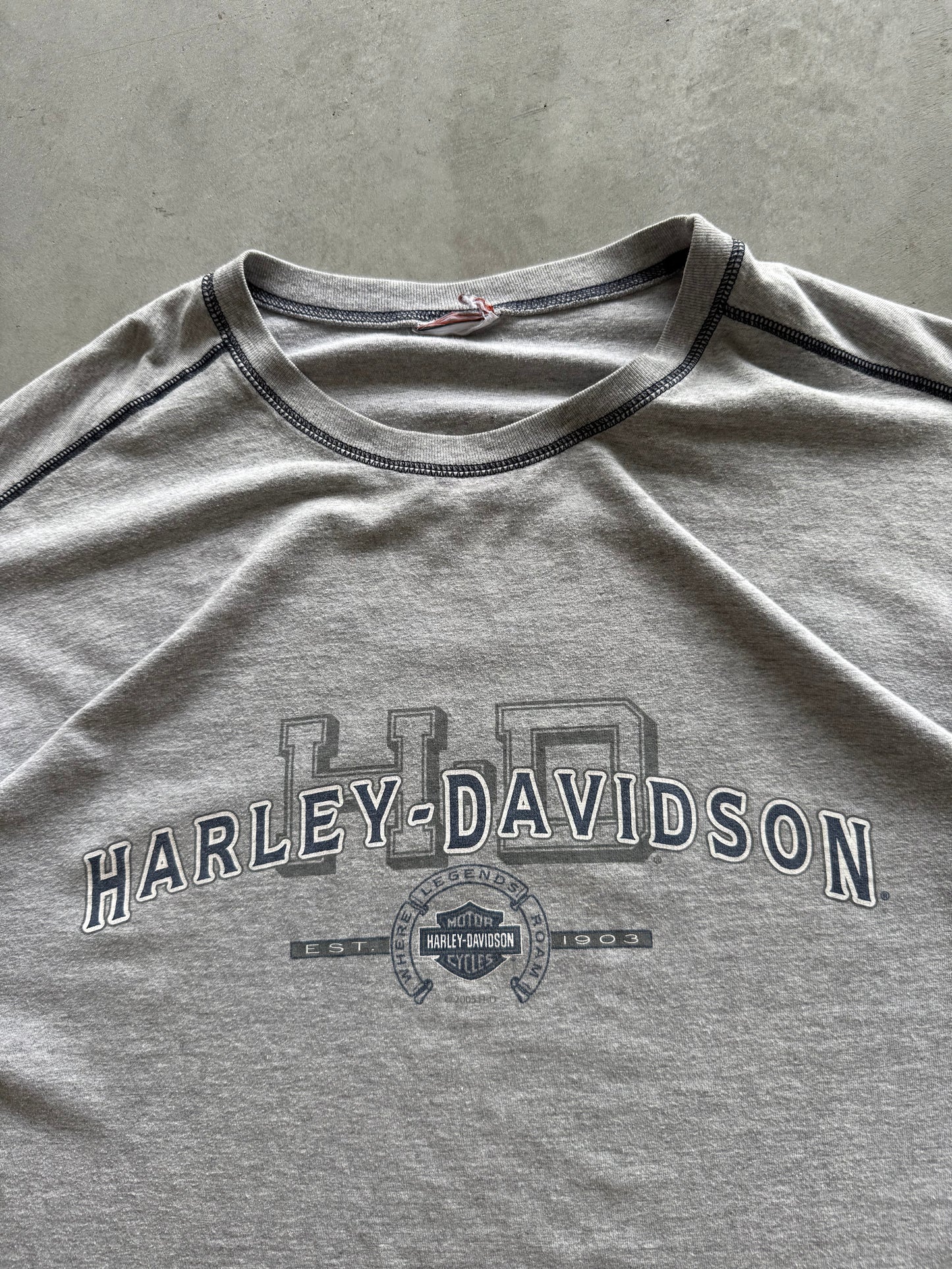 Vintage 00s Harley Davidson Longsleeve - XXL