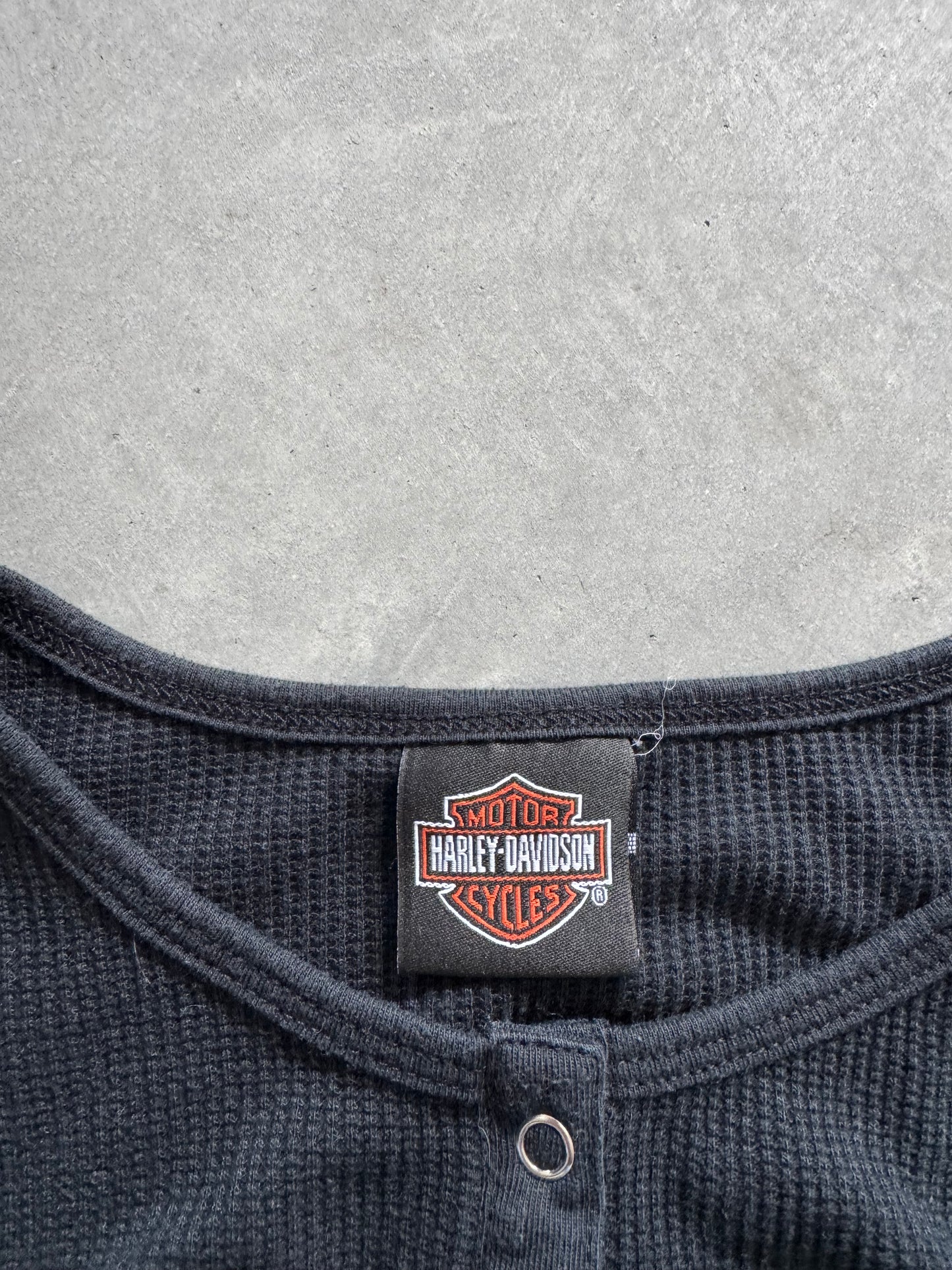 Vintage Harley Davidson Women’s Waffle Knit - XL