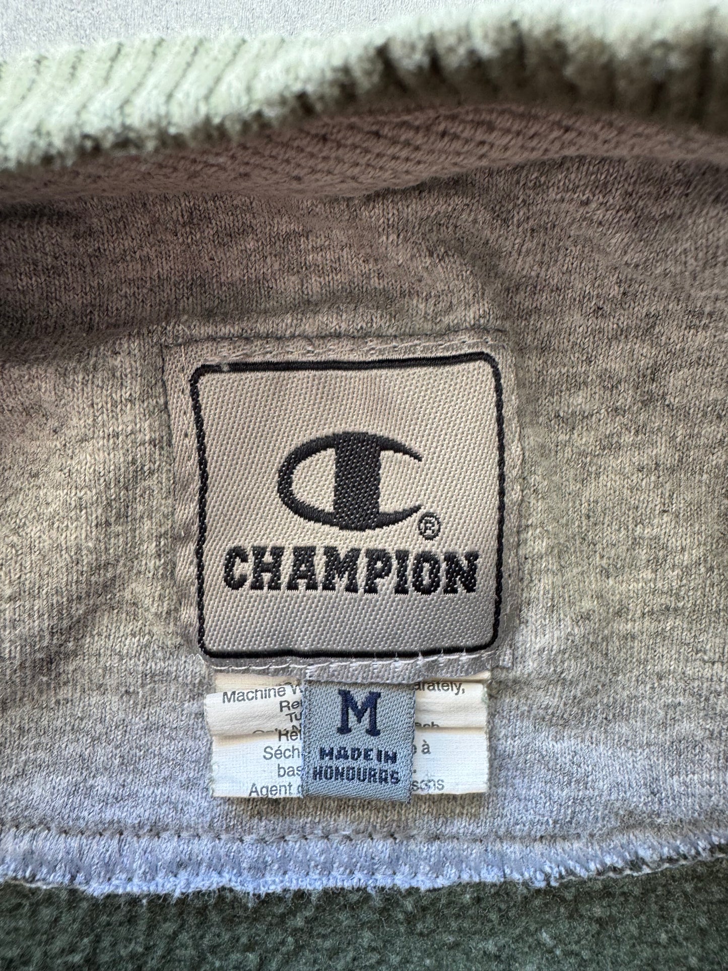 Vintage Olive Green Champion Sweatshirt - M