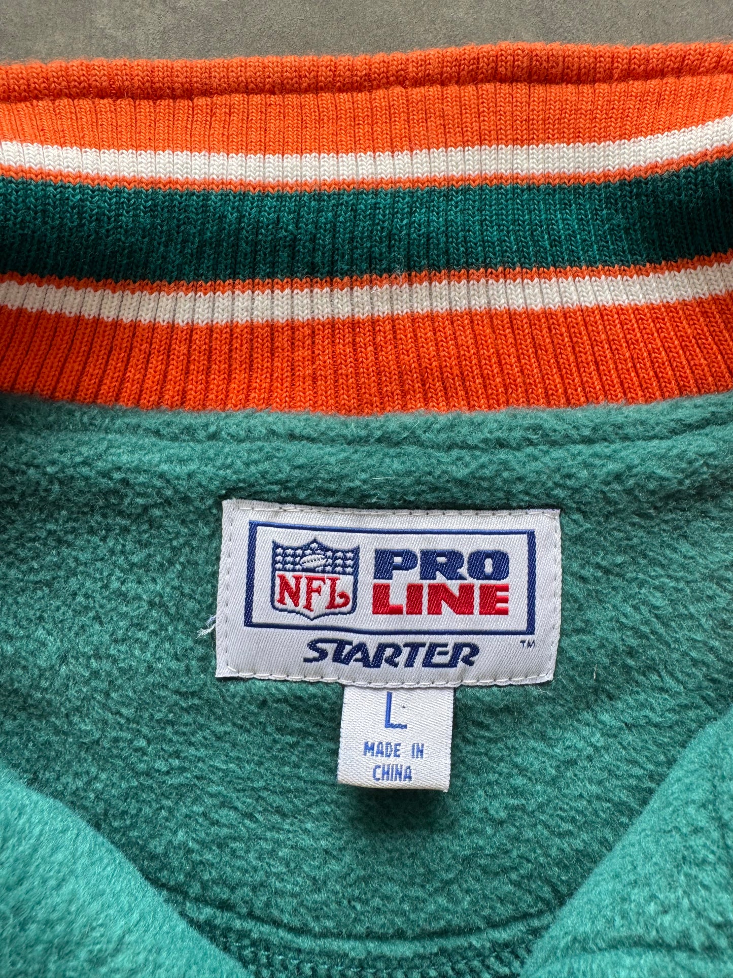 Vintage Miami Dolphins Fleece Sweatshirt - L