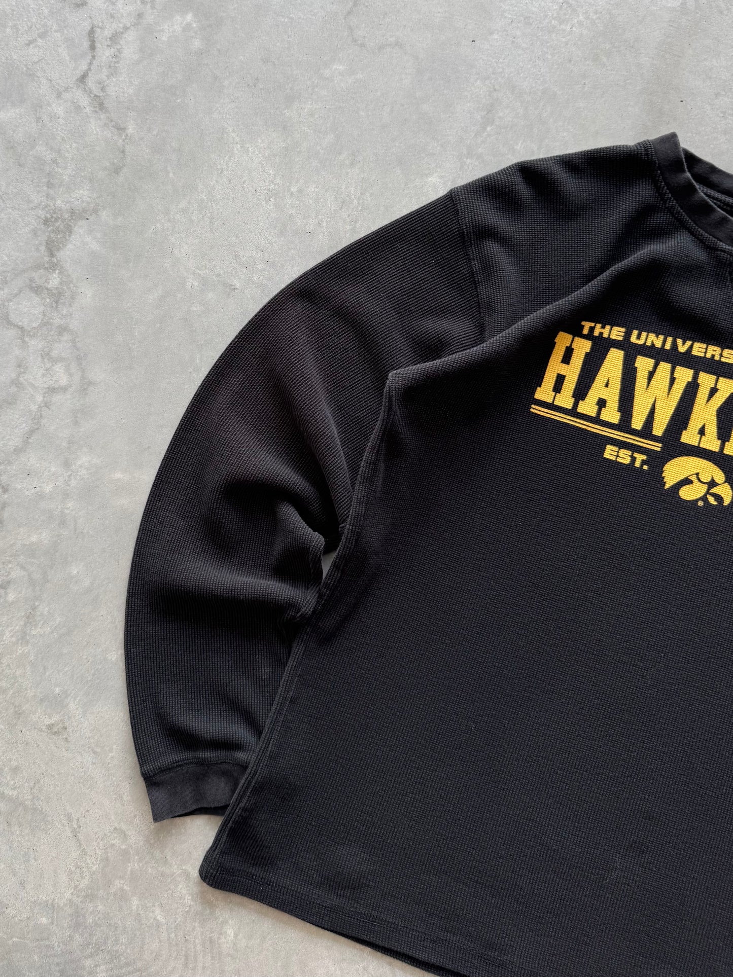 Iowa Hawkeyes Waffle Knit - L