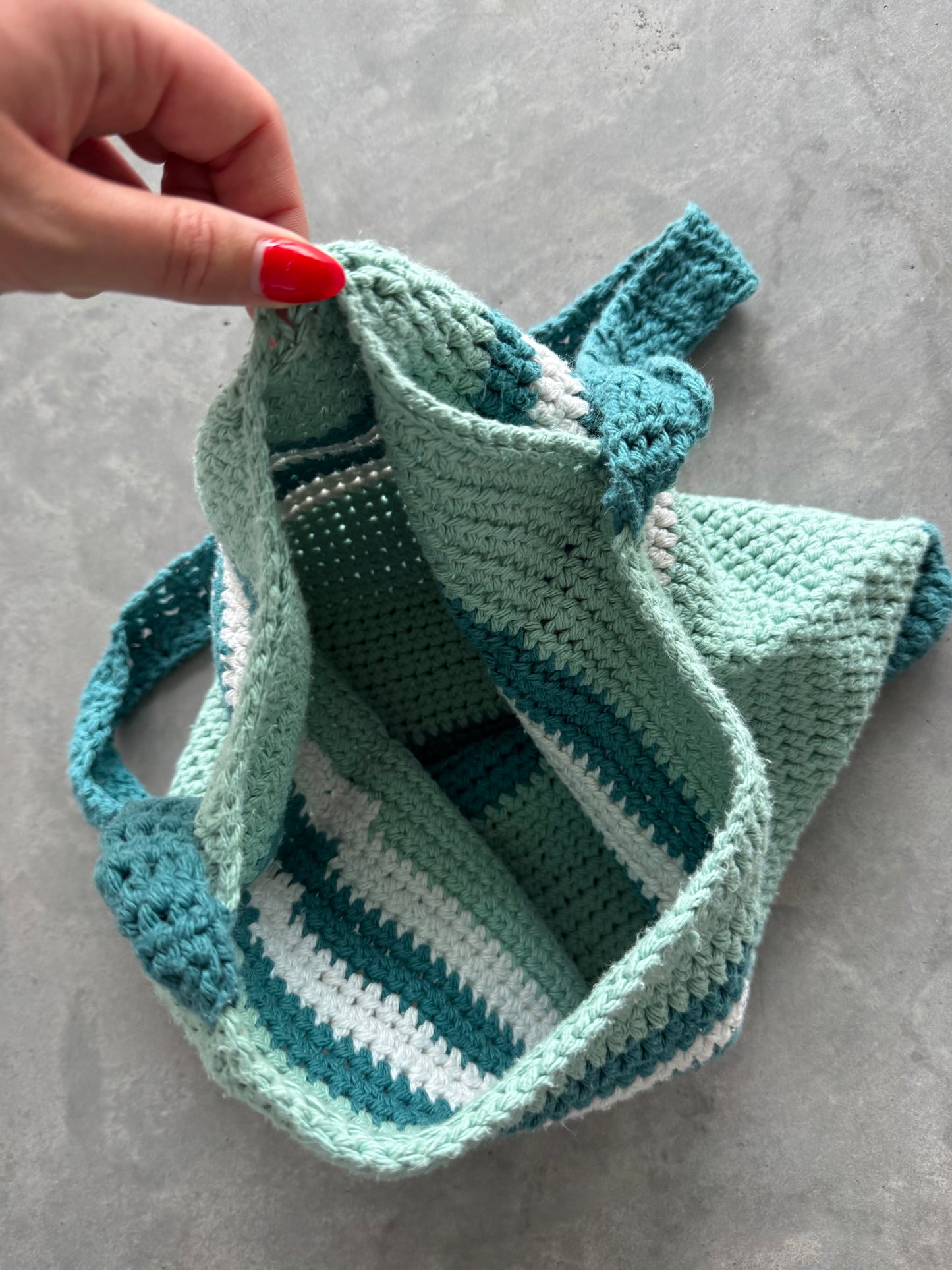 Crochet Knit Purse