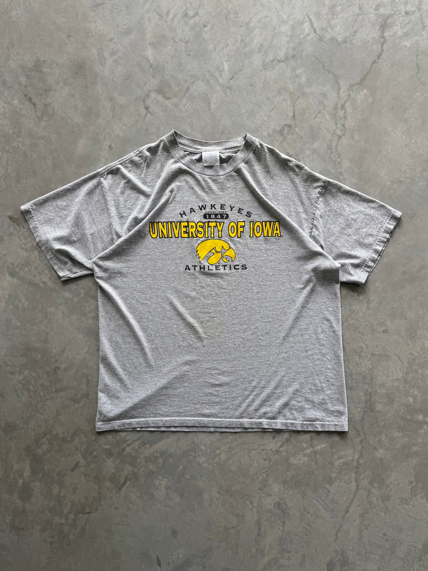 Vintage Iowa Hawkeyes Athletics Tee - XXL