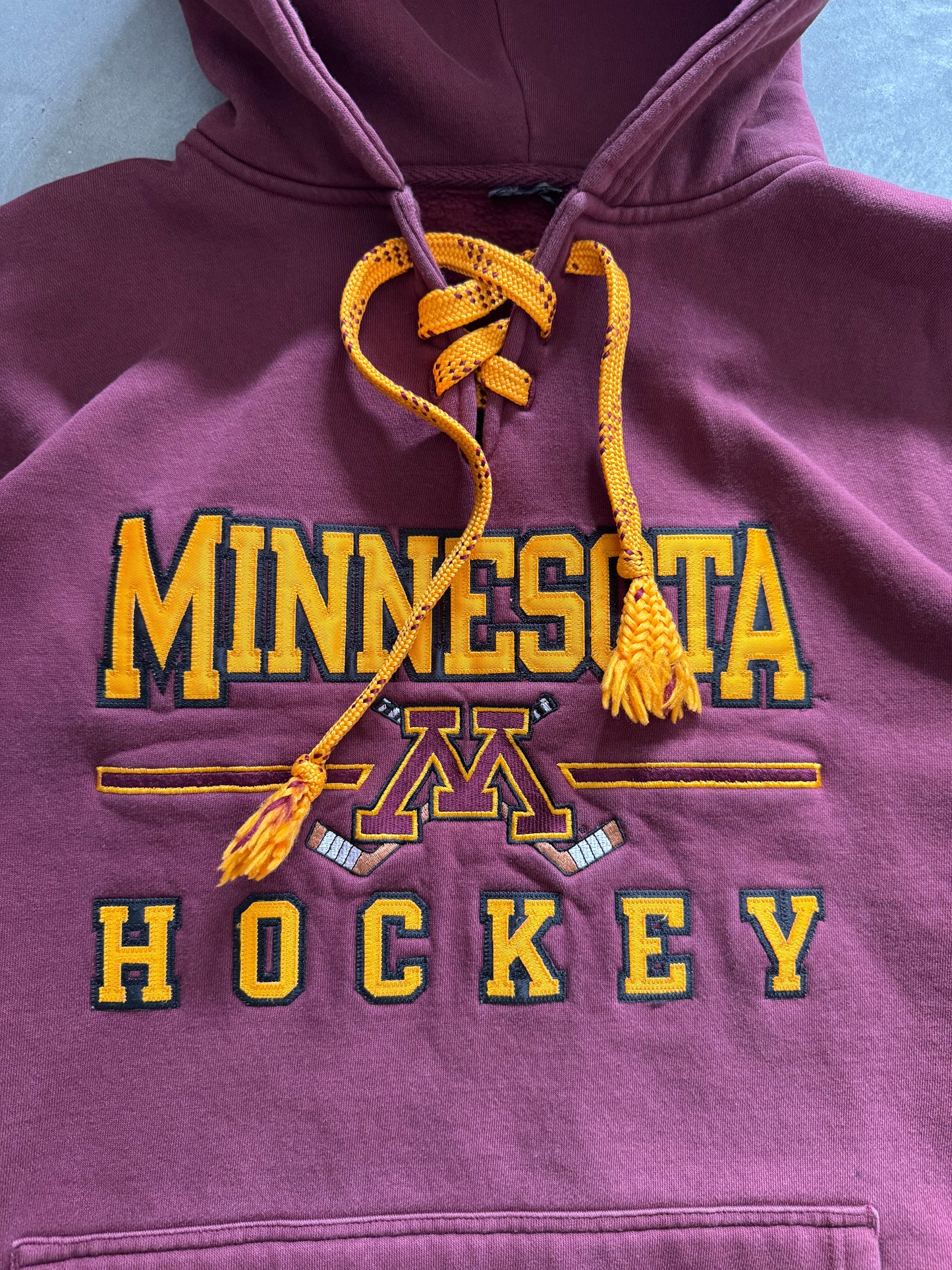 Vintage Minnesota Hockey Hoodie - XL